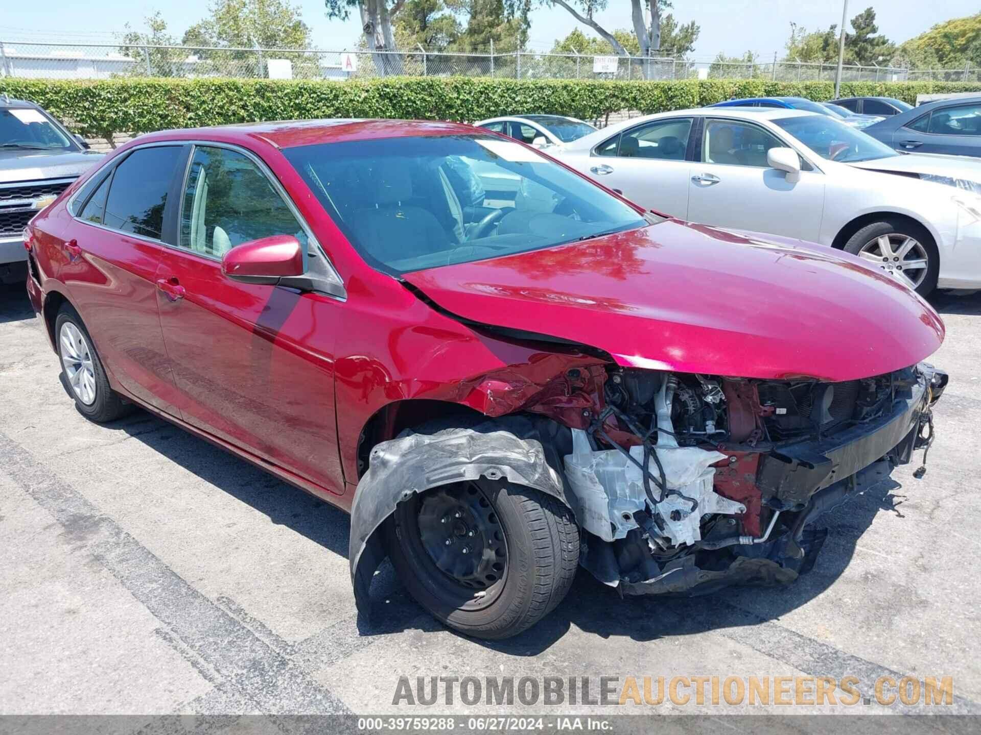 4T1BF1FK0GU527119 TOYOTA CAMRY 2016