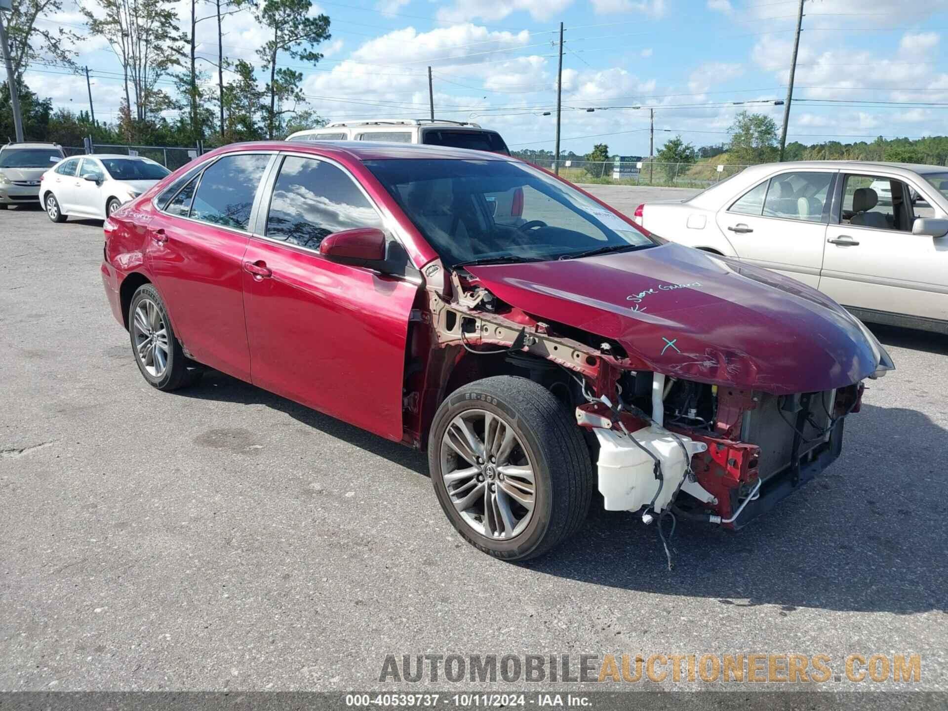 4T1BF1FK0GU527444 TOYOTA CAMRY 2016