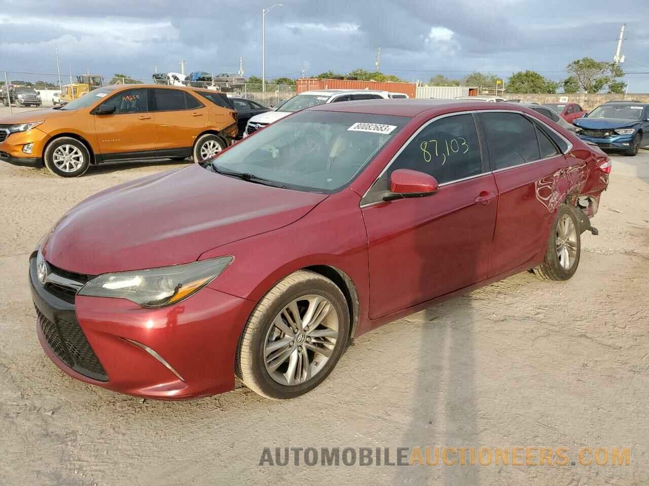 4T1BF1FK0GU536564 TOYOTA CAMRY 2016