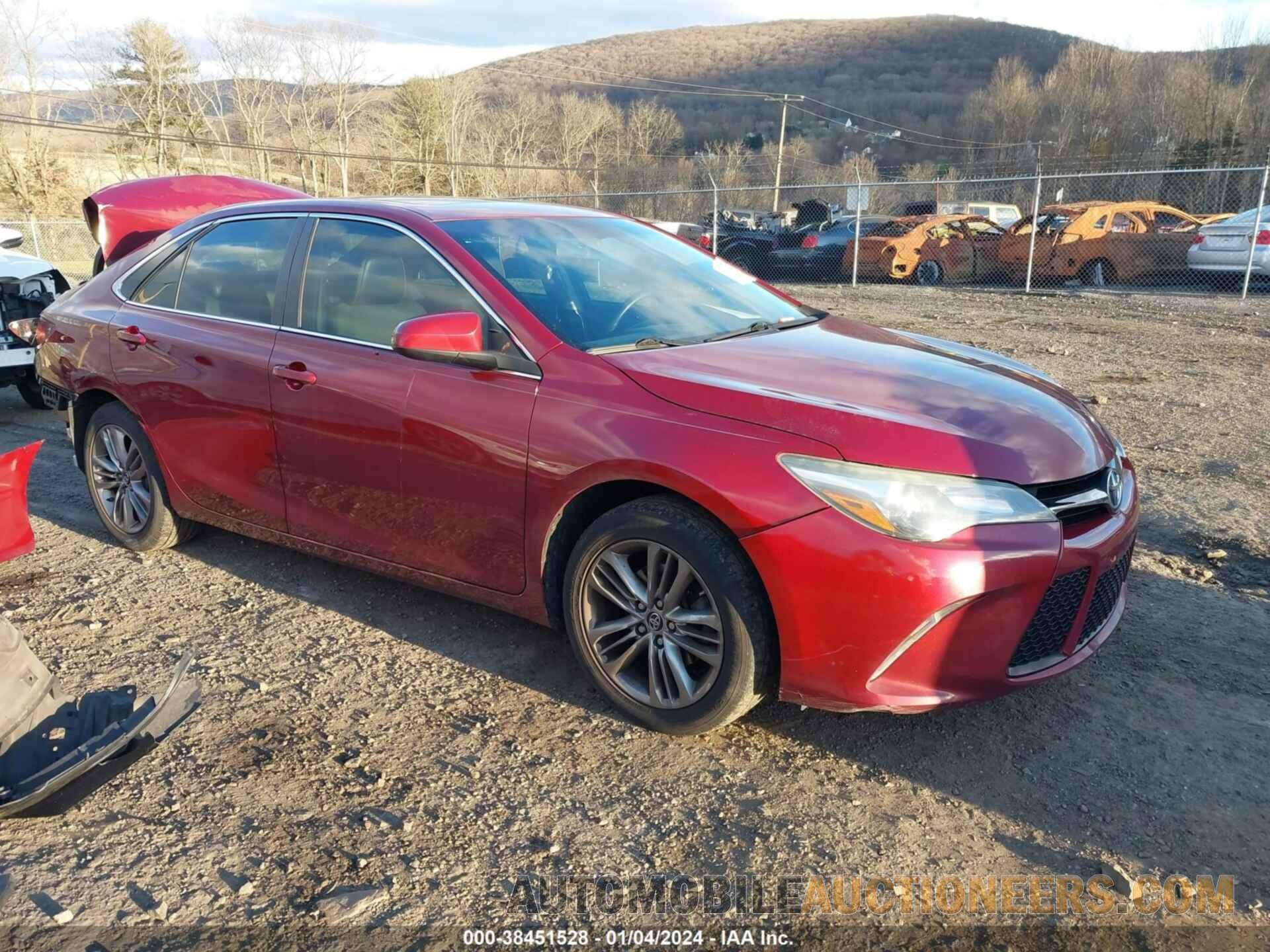 4T1BF1FK0GU540405 TOYOTA CAMRY 2016