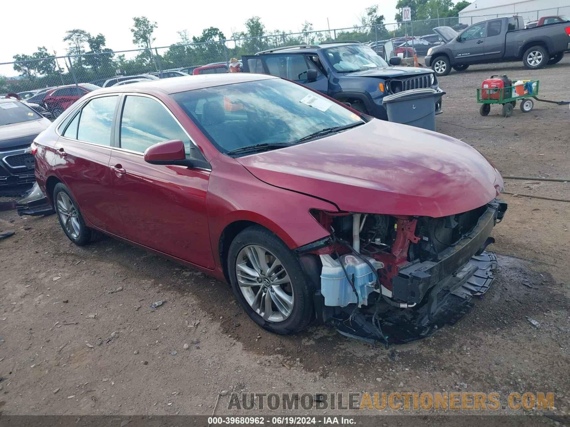 4T1BF1FK0GU589586 TOYOTA CAMRY 2016