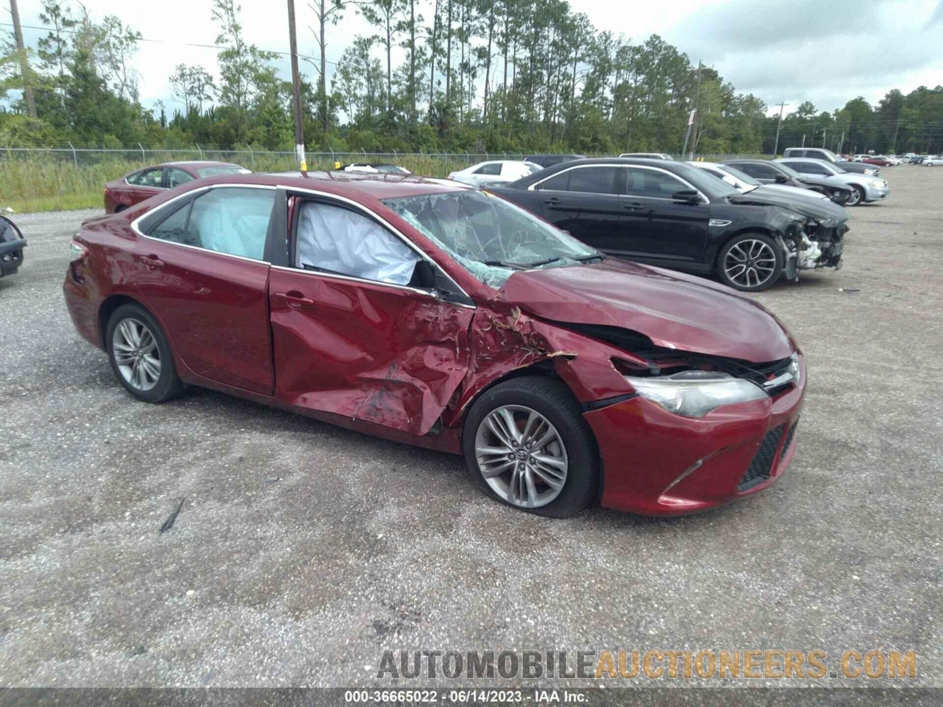 4T1BF1FK0GU596764 TOYOTA CAMRY 2016