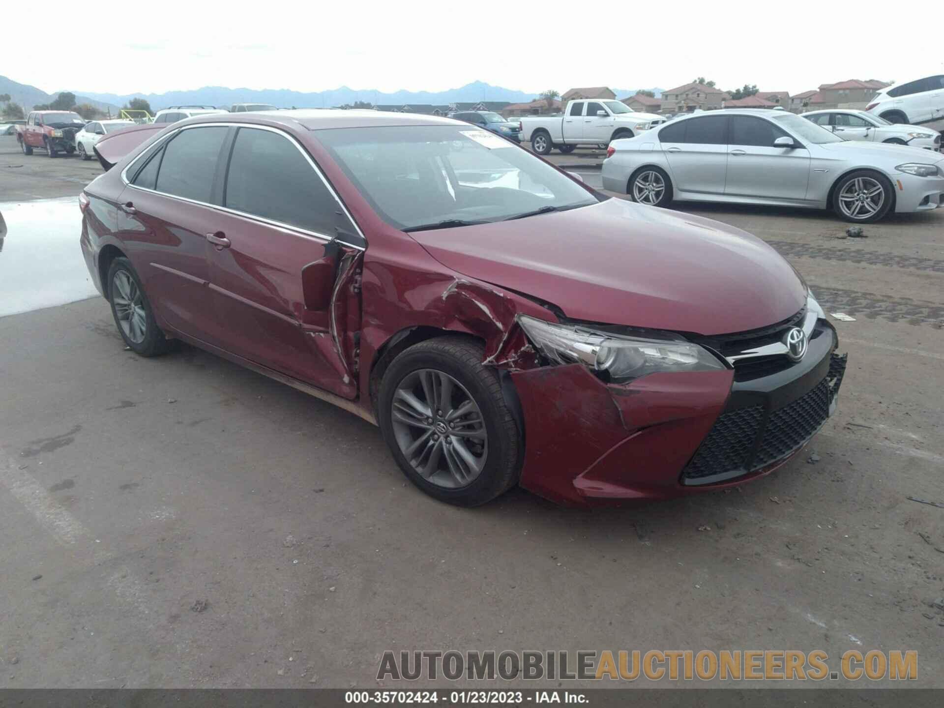 4T1BF1FK0GU607603 TOYOTA CAMRY 2016