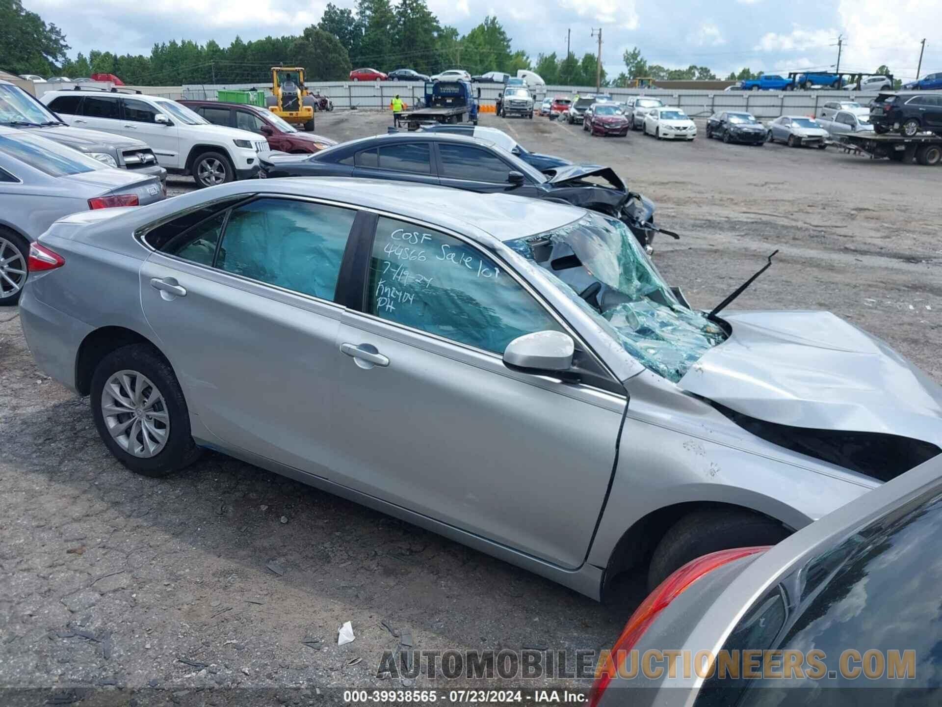 4T1BF1FK0HU704642 TOYOTA CAMRY 2017