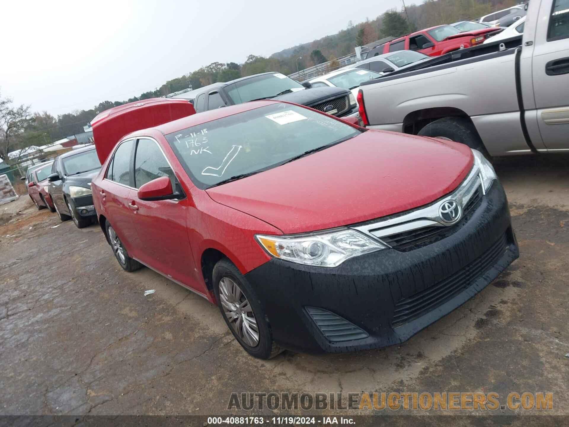 4T1BF1FK1CU537023 TOYOTA CAMRY 2012