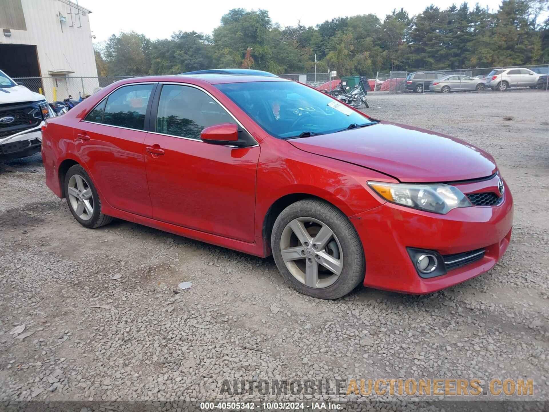 4T1BF1FK1CU548961 TOYOTA CAMRY 2012