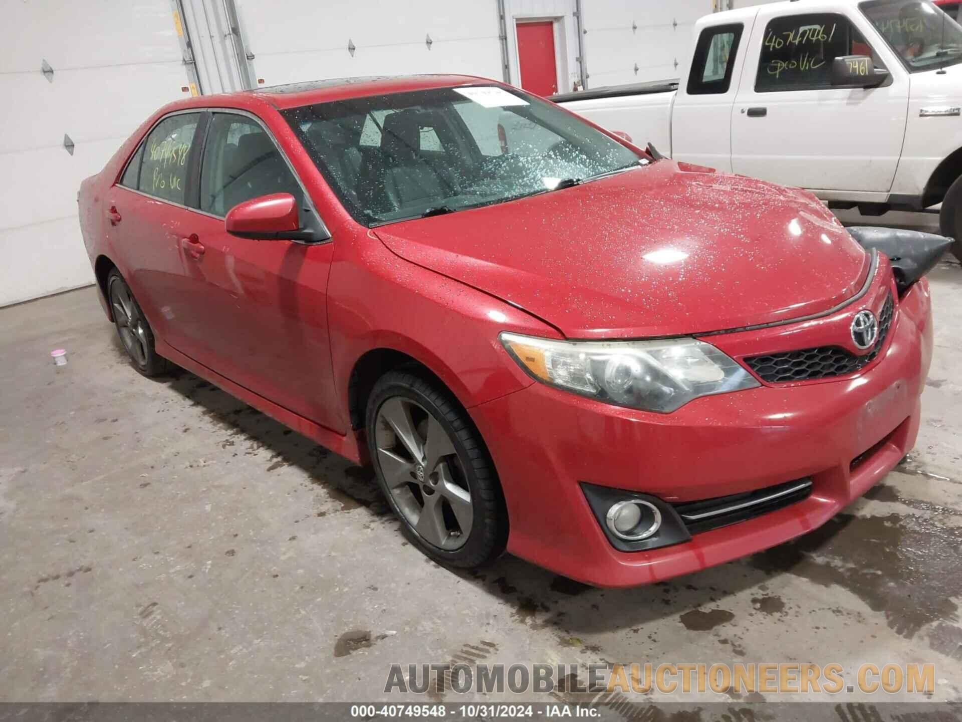 4T1BF1FK1CU623139 TOYOTA CAMRY 2012