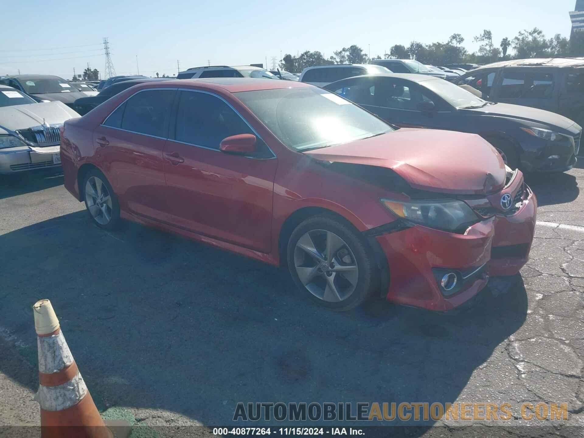 4T1BF1FK1CU629832 TOYOTA CAMRY 2012