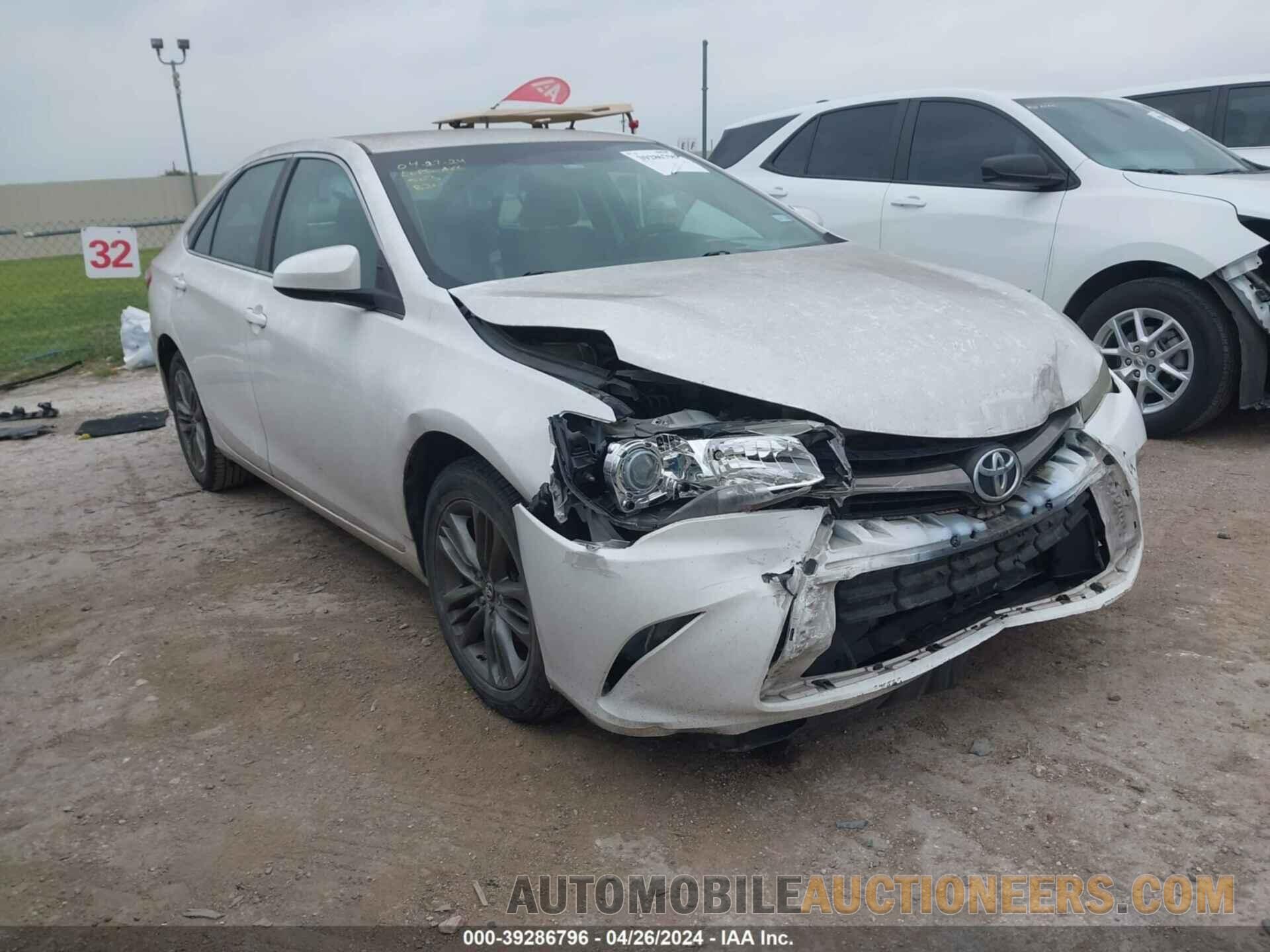 4T1BF1FK1GU240436 TOYOTA CAMRY 2016