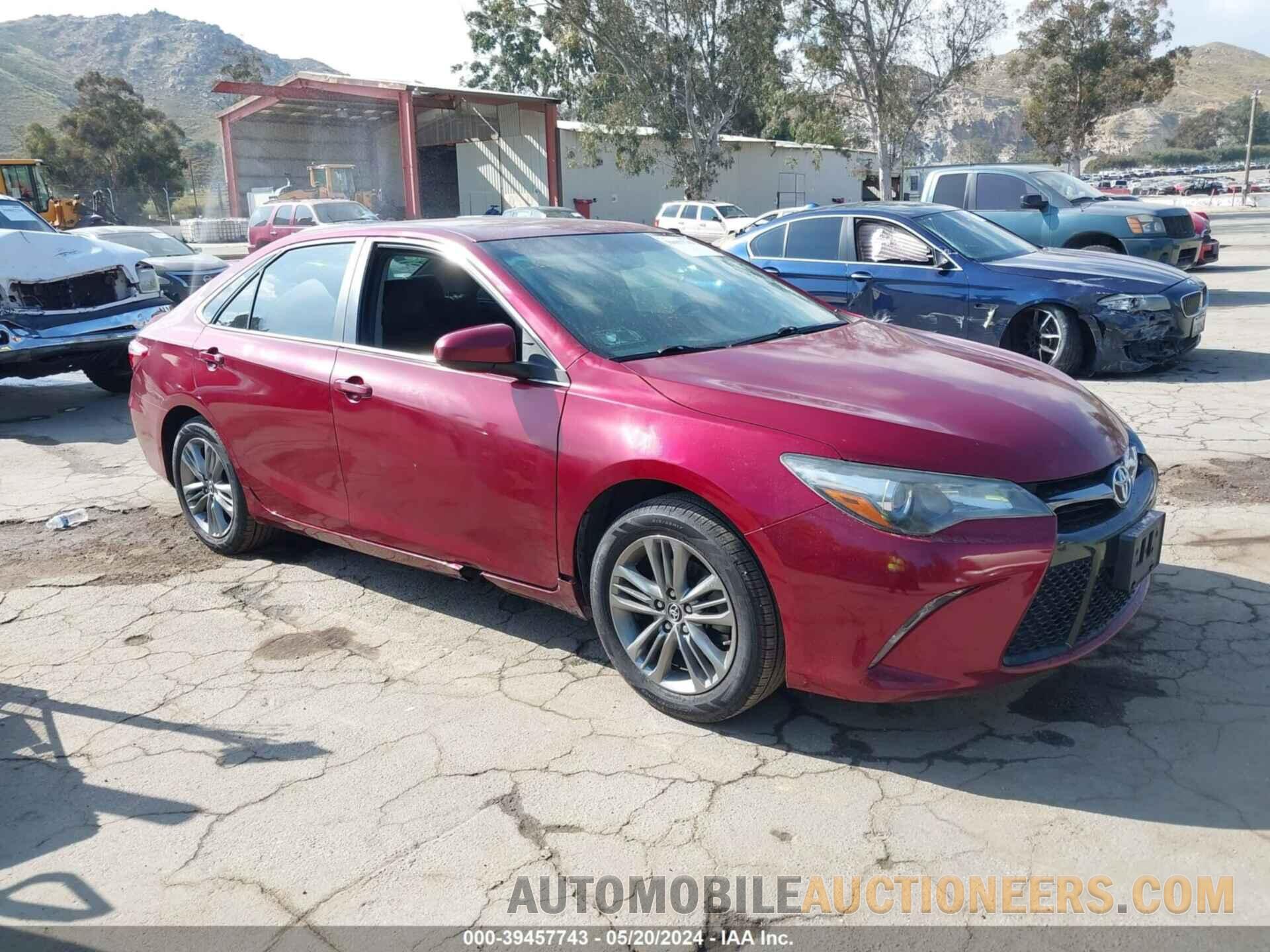 4T1BF1FK1GU549680 TOYOTA CAMRY 2016