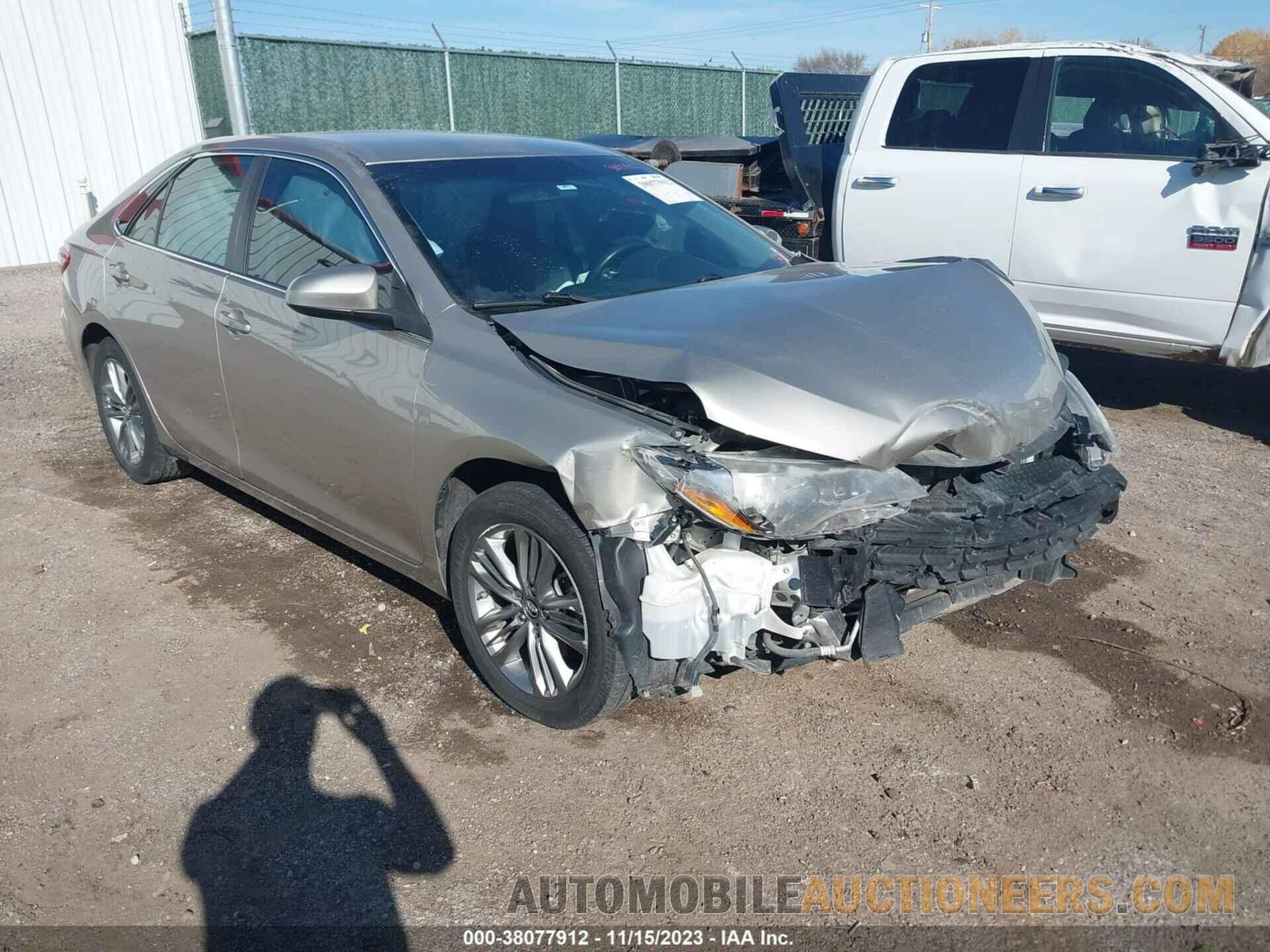 4T1BF1FK1GU581626 TOYOTA CAMRY 2016