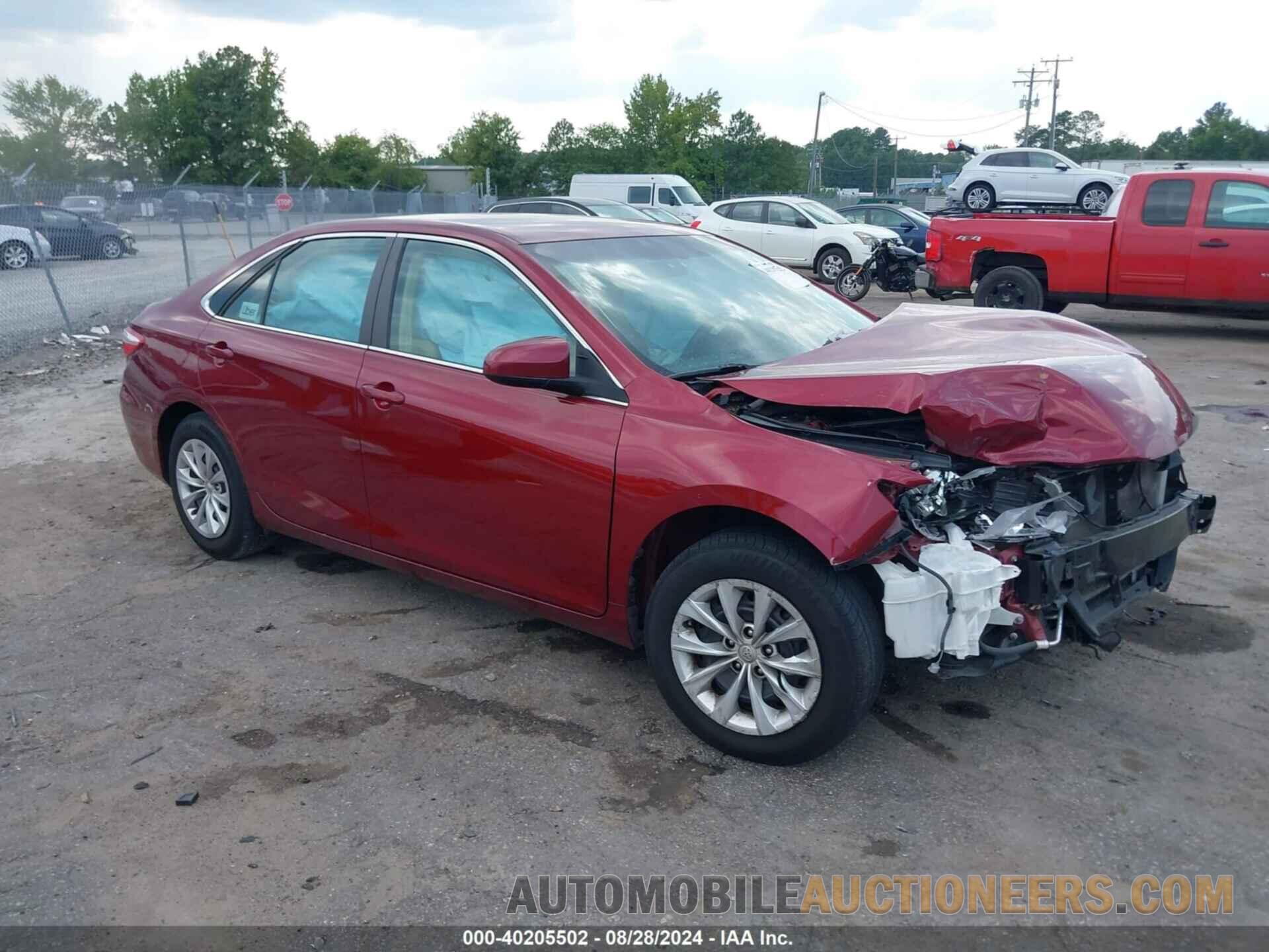 4T1BF1FK1GU593114 TOYOTA CAMRY 2016