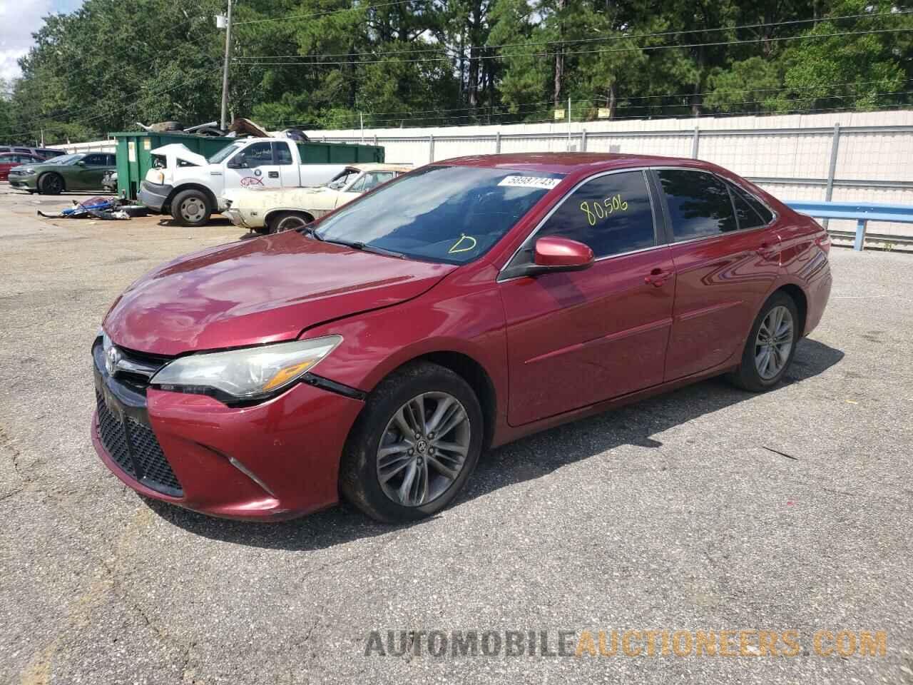 4T1BF1FK1HU671845 TOYOTA CAMRY 2017