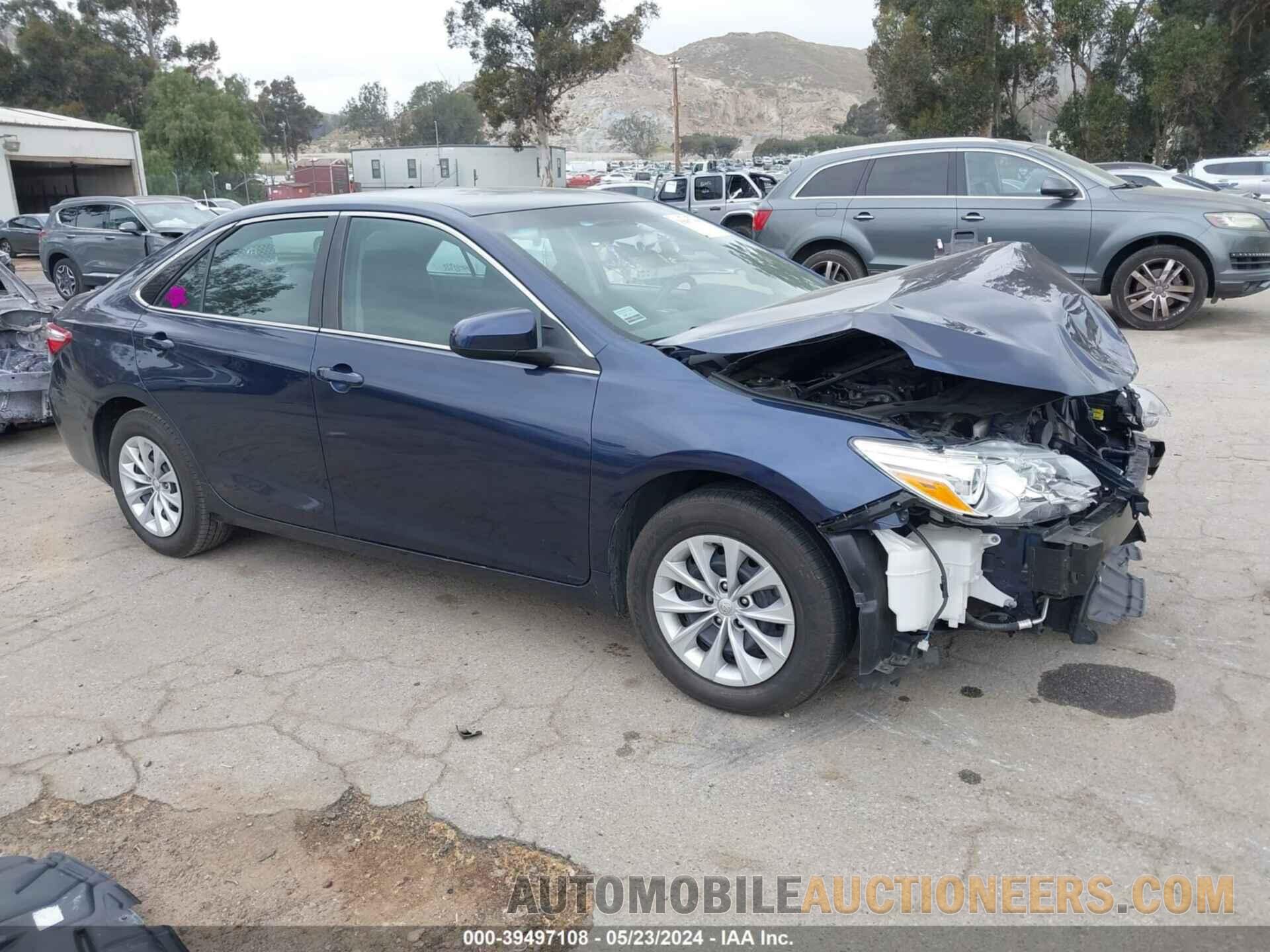 4T1BF1FK1HU765840 TOYOTA CAMRY 2017