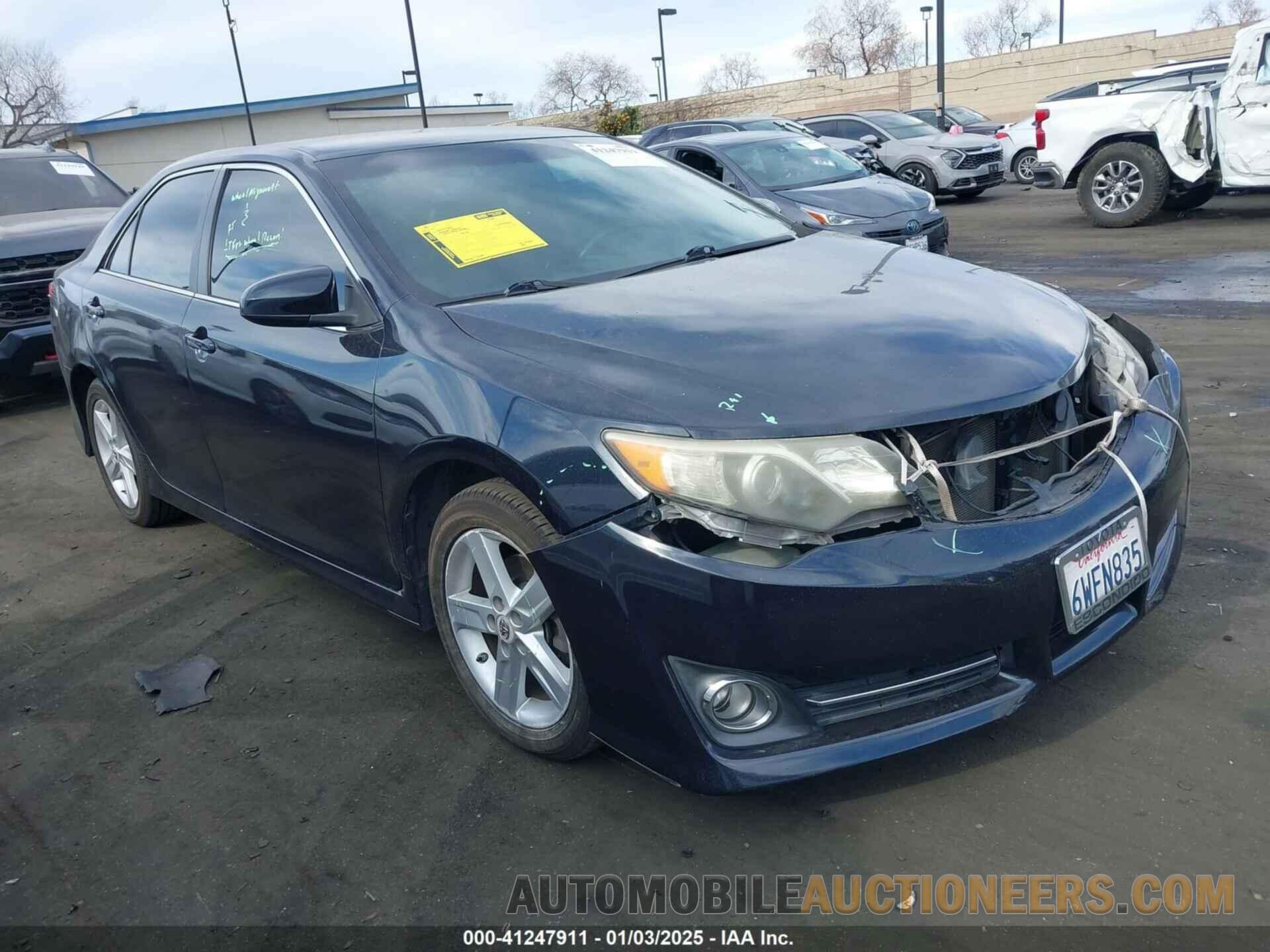 4T1BF1FK2CU102205 TOYOTA CAMRY 2012