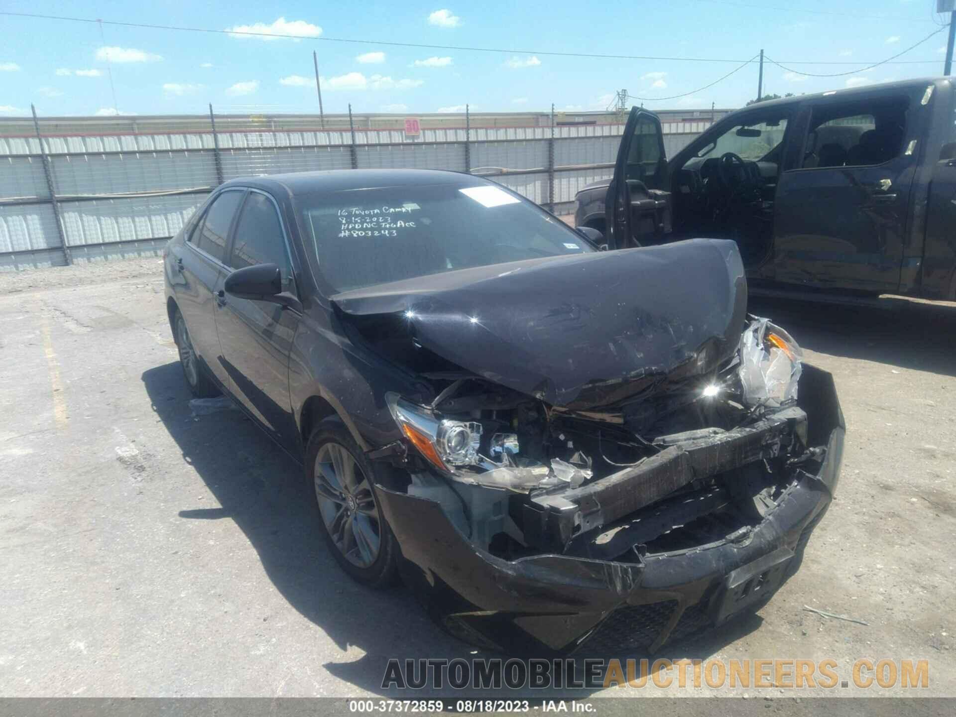 4T1BF1FK2GU123335 TOYOTA CAMRY 2016