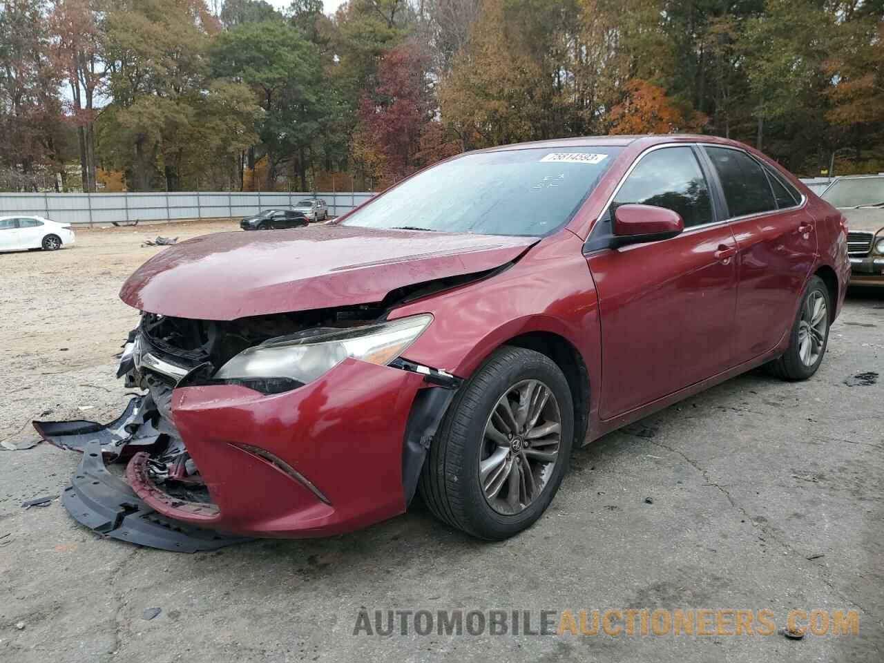 4T1BF1FK2GU524660 TOYOTA CAMRY 2016