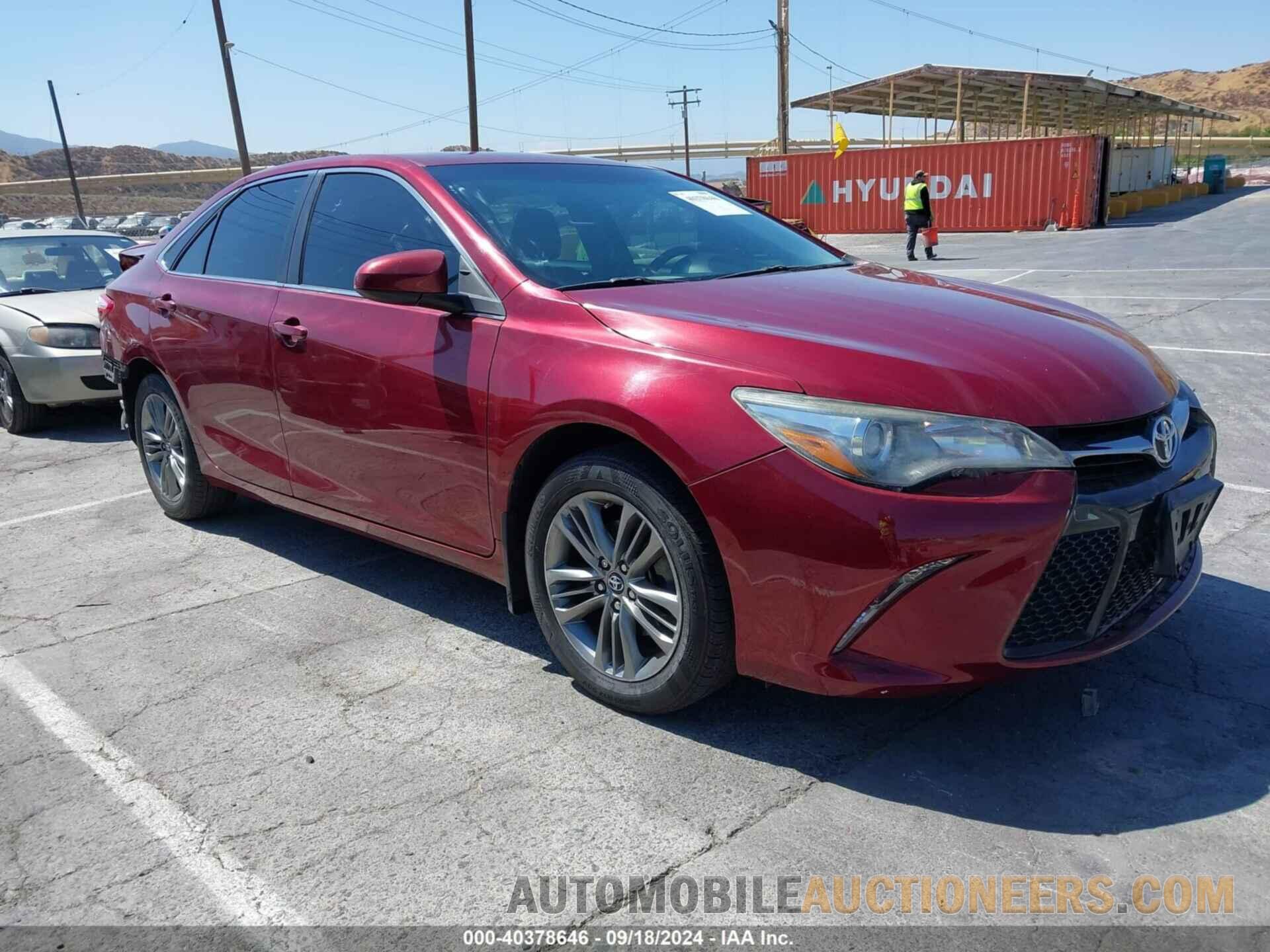 4T1BF1FK2GU603875 TOYOTA CAMRY 2016