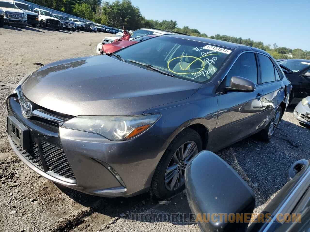 4T1BF1FK2HU359274 TOYOTA CAMRY 2017