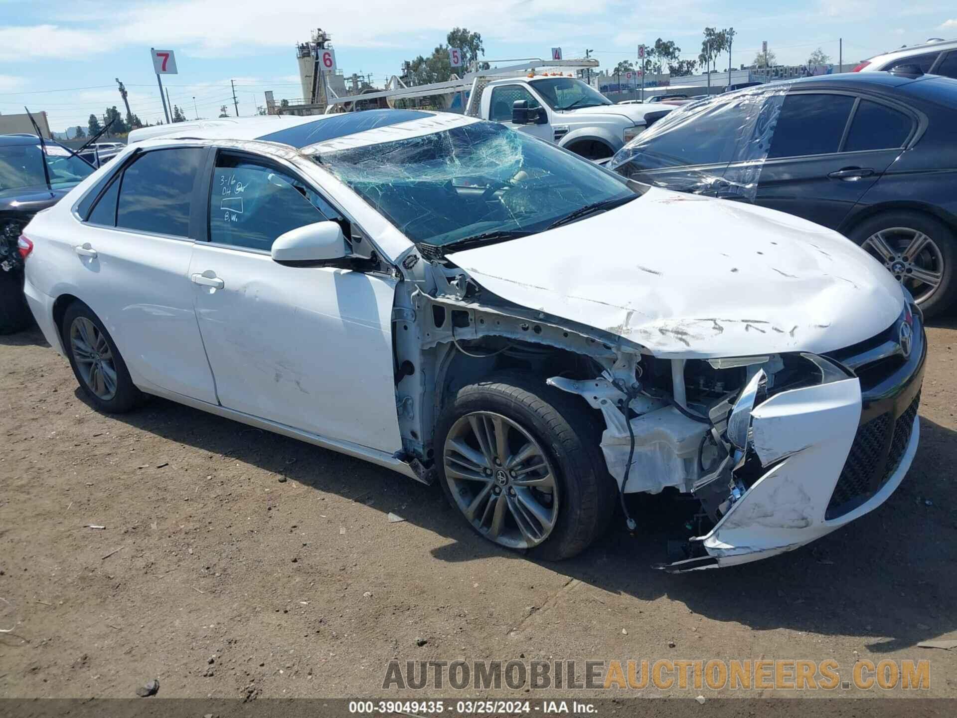 4T1BF1FK2HU375832 TOYOTA CAMRY 2017