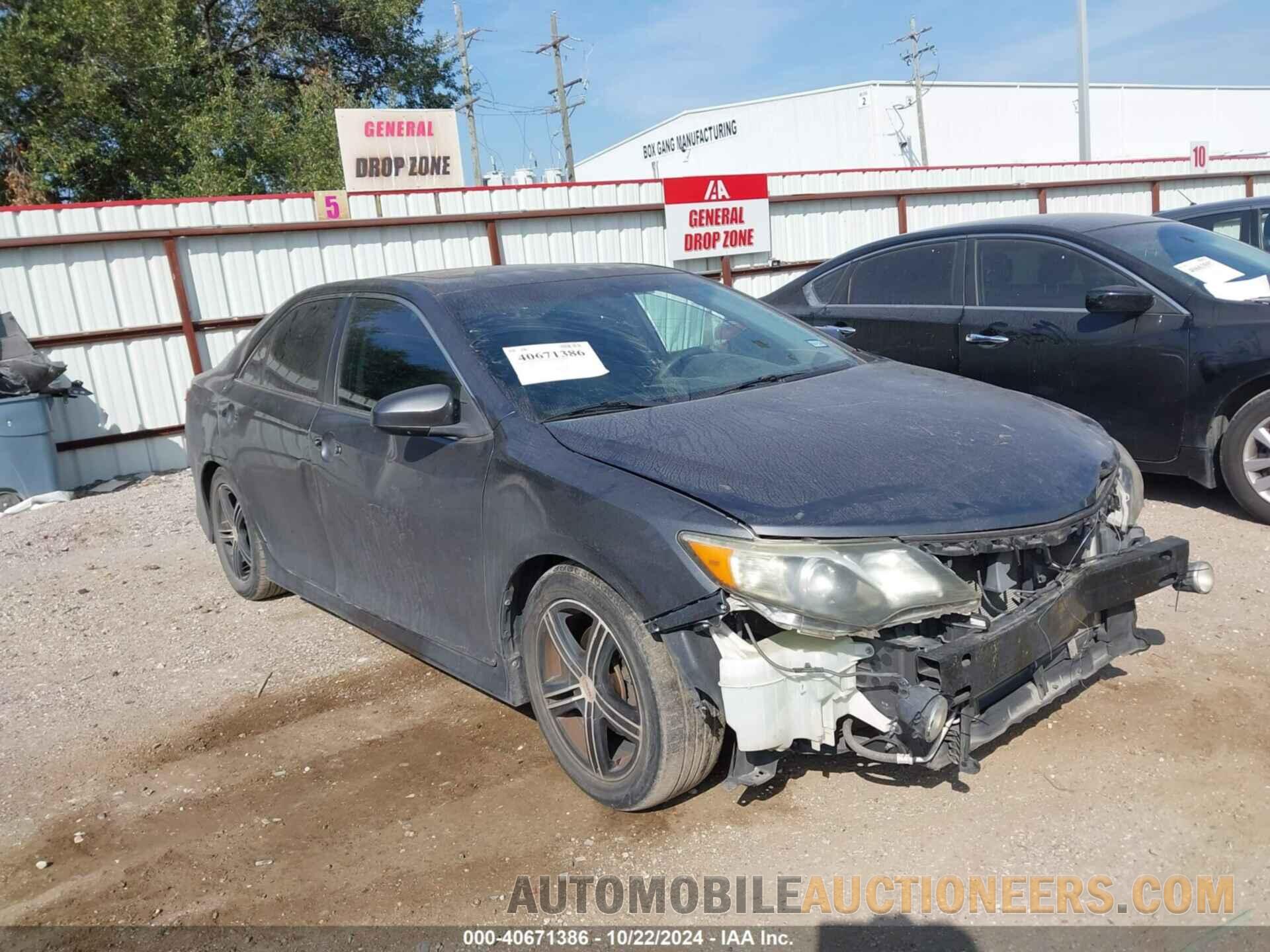 4T1BF1FK3CU149002 TOYOTA CAMRY 2012