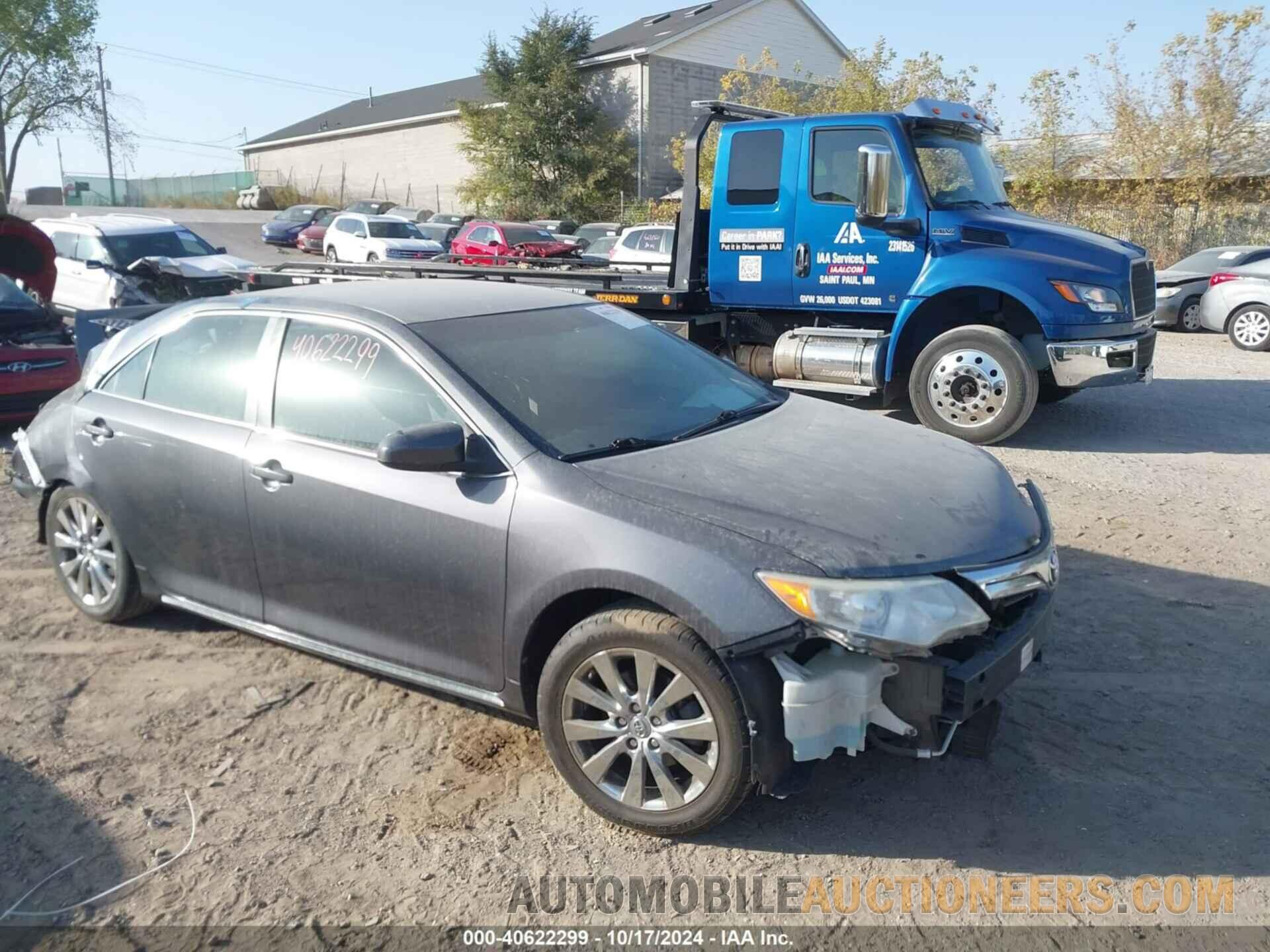 4T1BF1FK4CU156301 TOYOTA CAMRY 2012