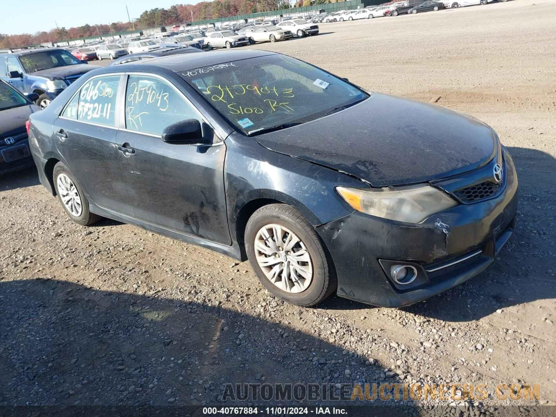 4T1BF1FK4CU190576 TOYOTA CAMRY 2012