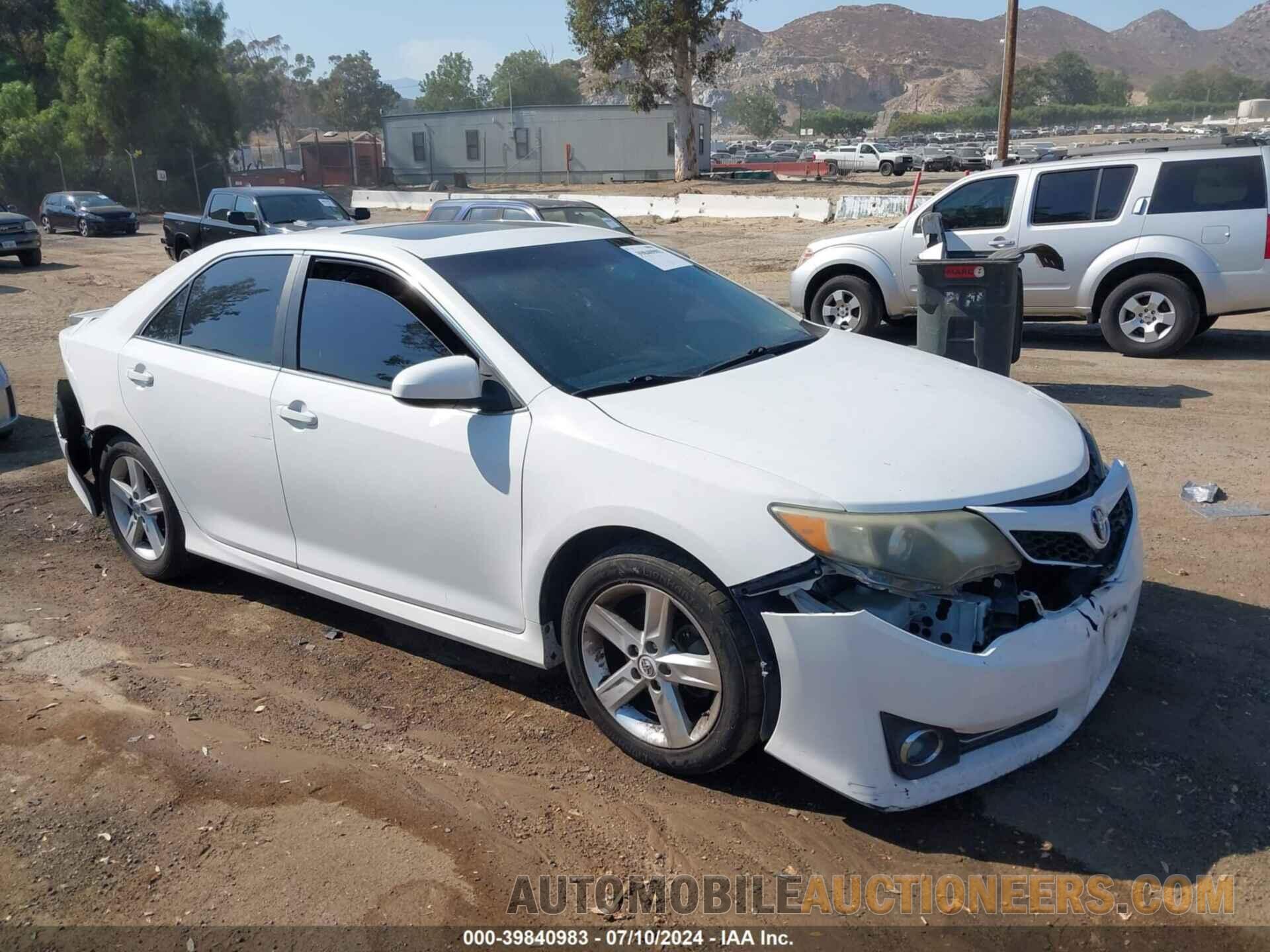 4T1BF1FK4CU531359 TOYOTA CAMRY 2012