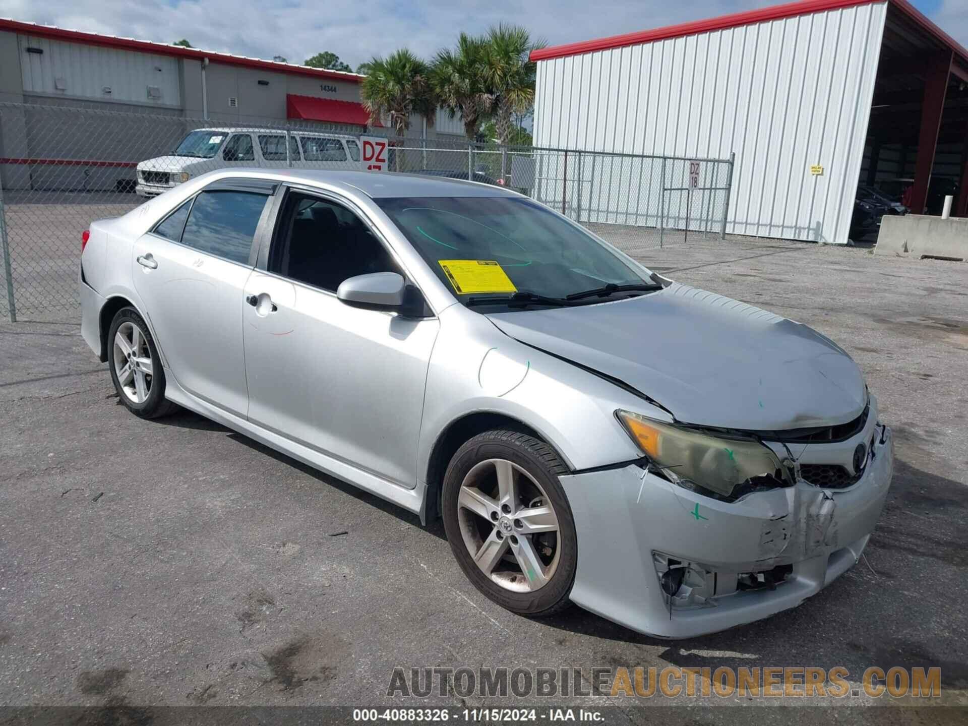 4T1BF1FK4CU580481 TOYOTA CAMRY 2012