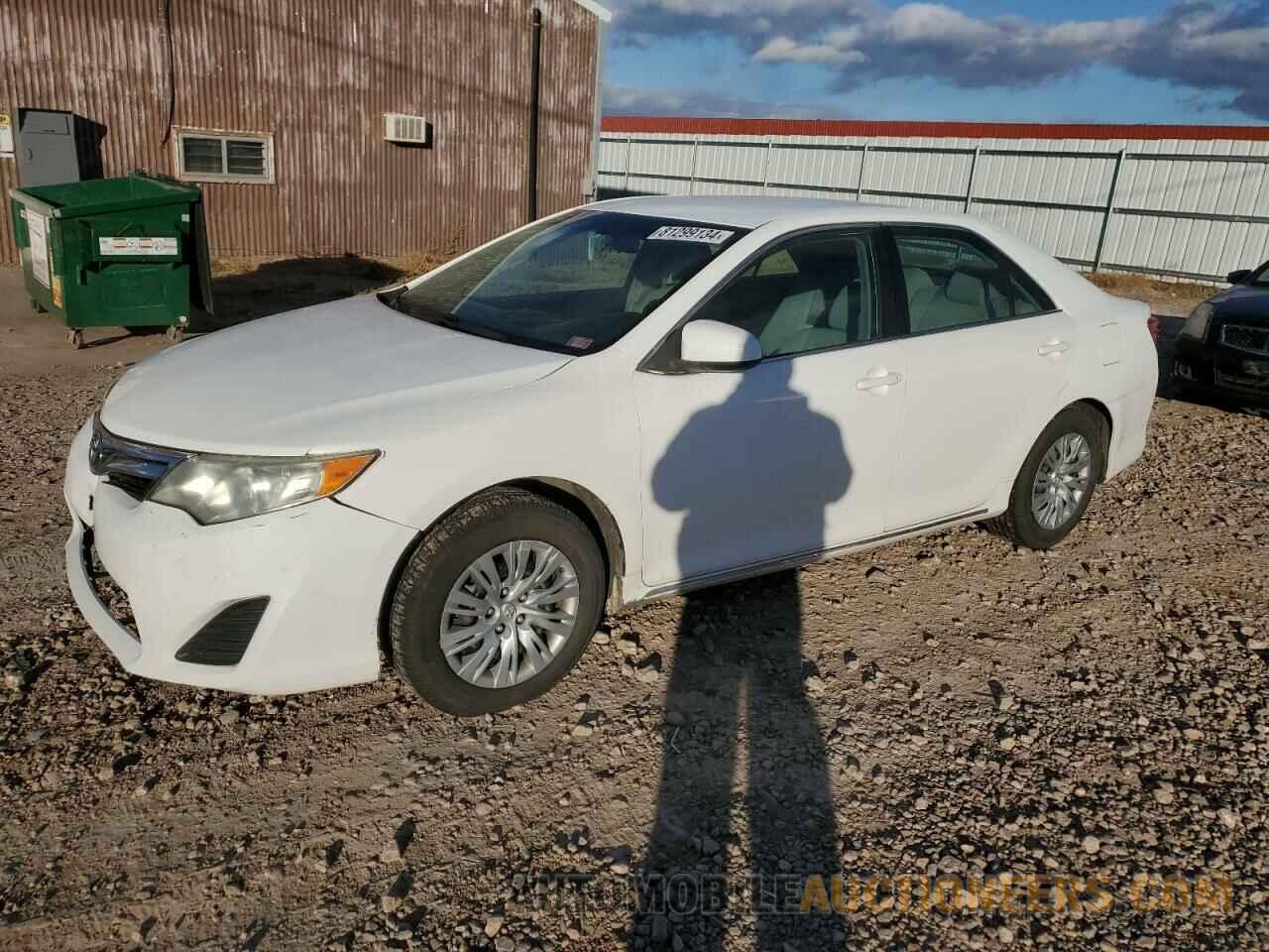 4T1BF1FK4CU585521 TOYOTA CAMRY 2012