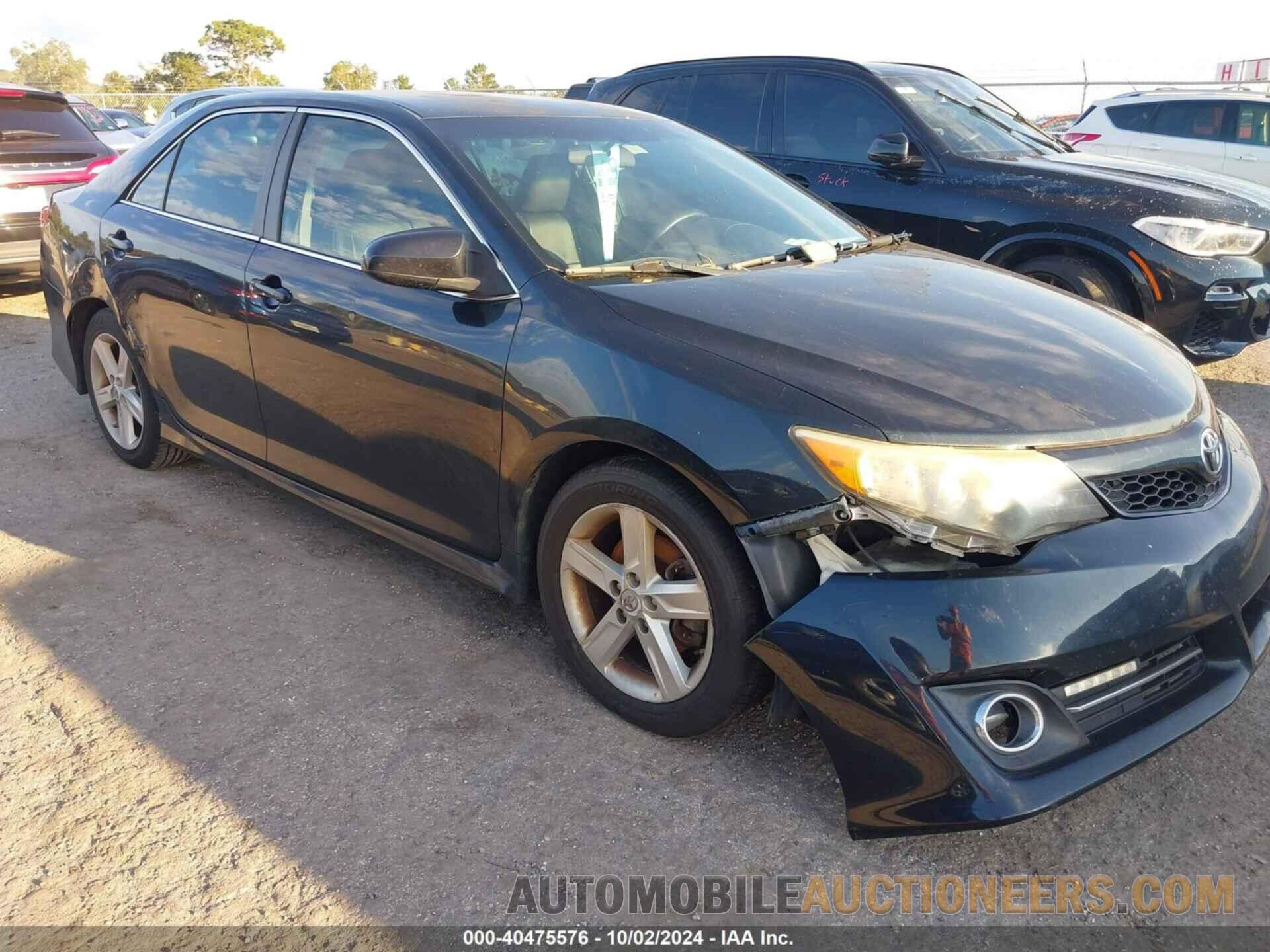 4T1BF1FK4CU606383 TOYOTA CAMRY 2012