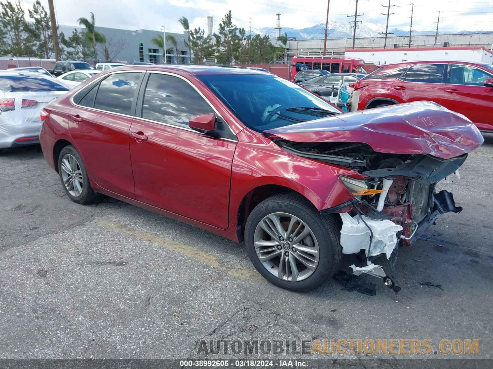 4T1BF1FK4GU513806 TOYOTA CAMRY 2016