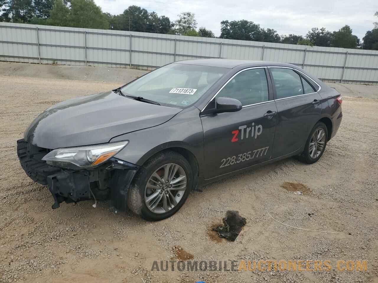 4T1BF1FK4HU397539 TOYOTA CAMRY 2017