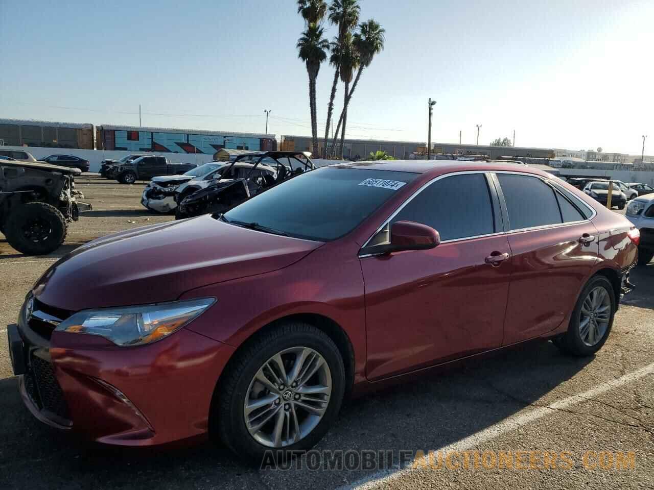 4T1BF1FK4HU648382 TOYOTA CAMRY 2017