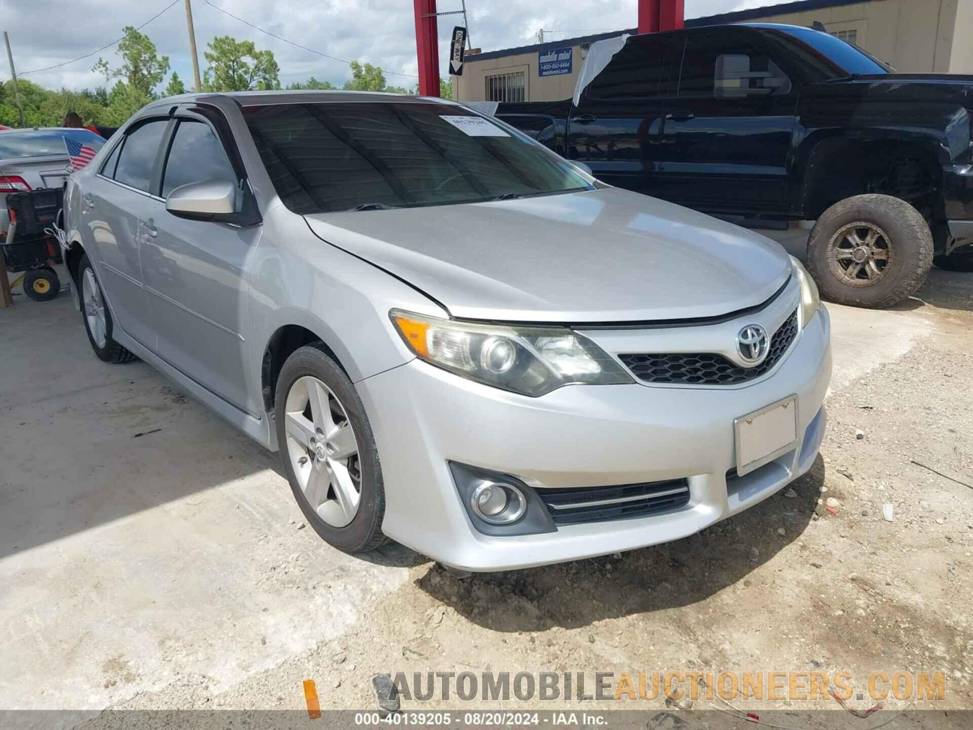 4T1BF1FK6CU014452 TOYOTA CAMRY 2012