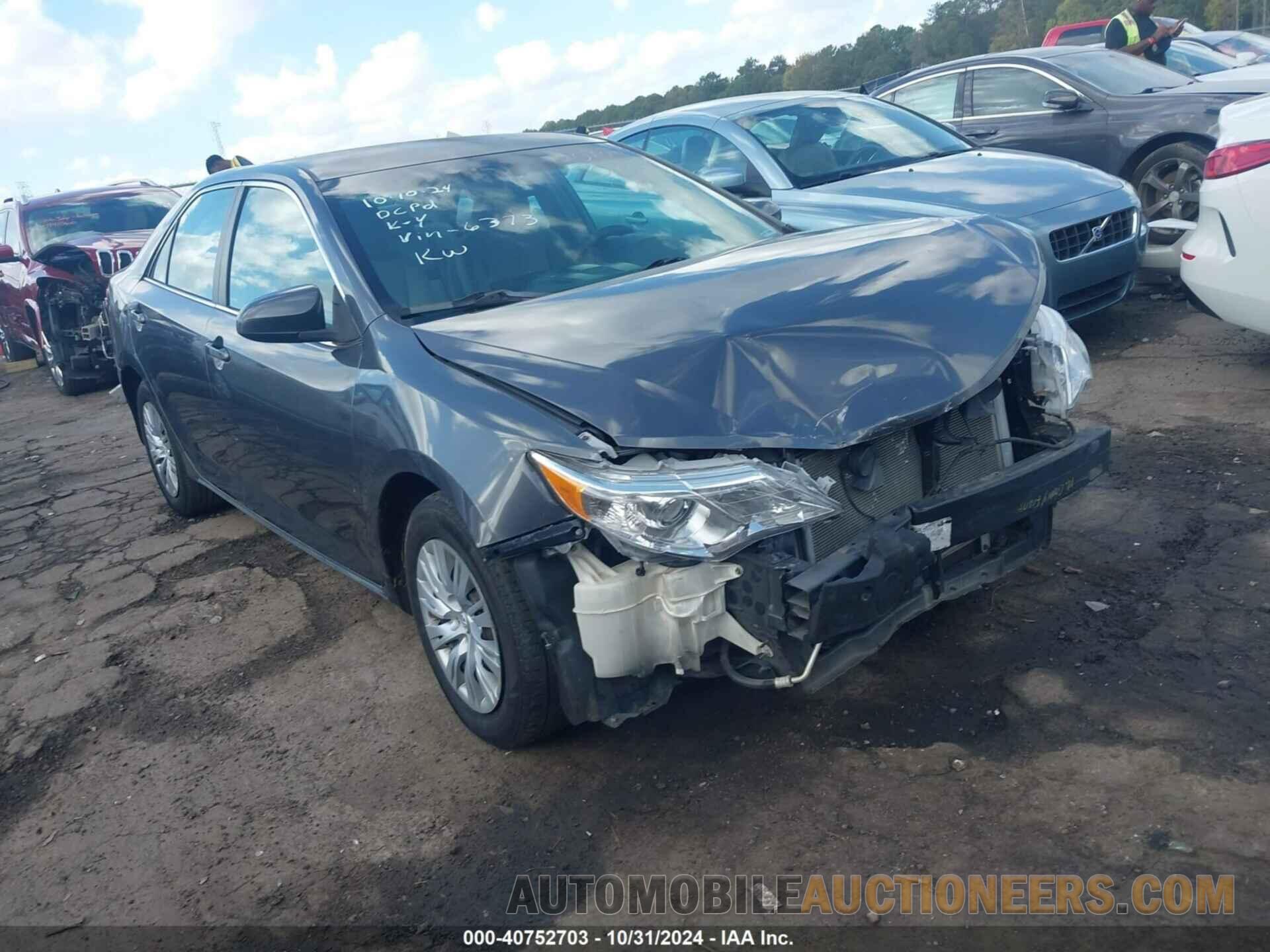 4T1BF1FK6CU066373 TOYOTA CAMRY 2012