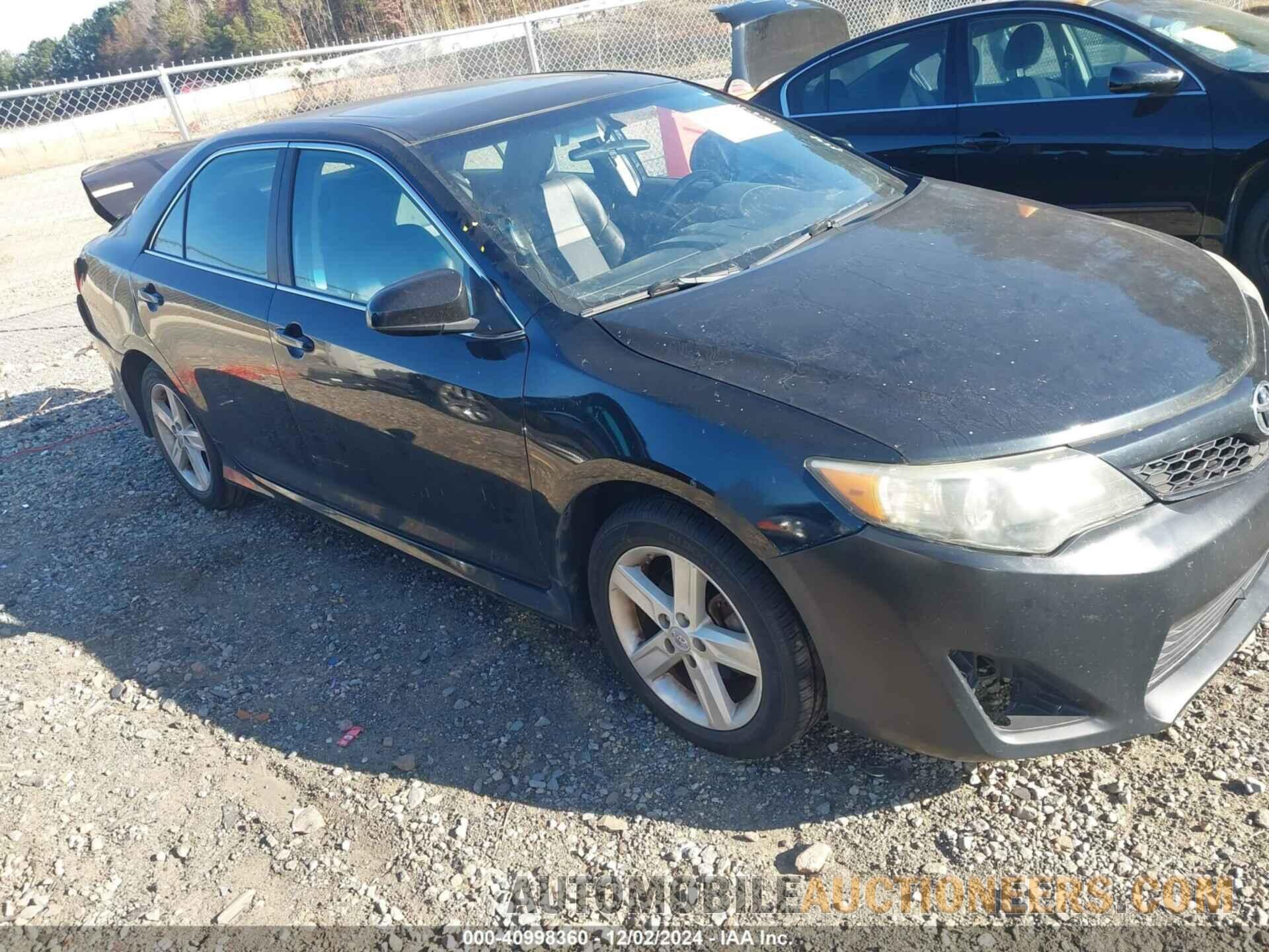 4T1BF1FK6CU078488 TOYOTA CAMRY 2012