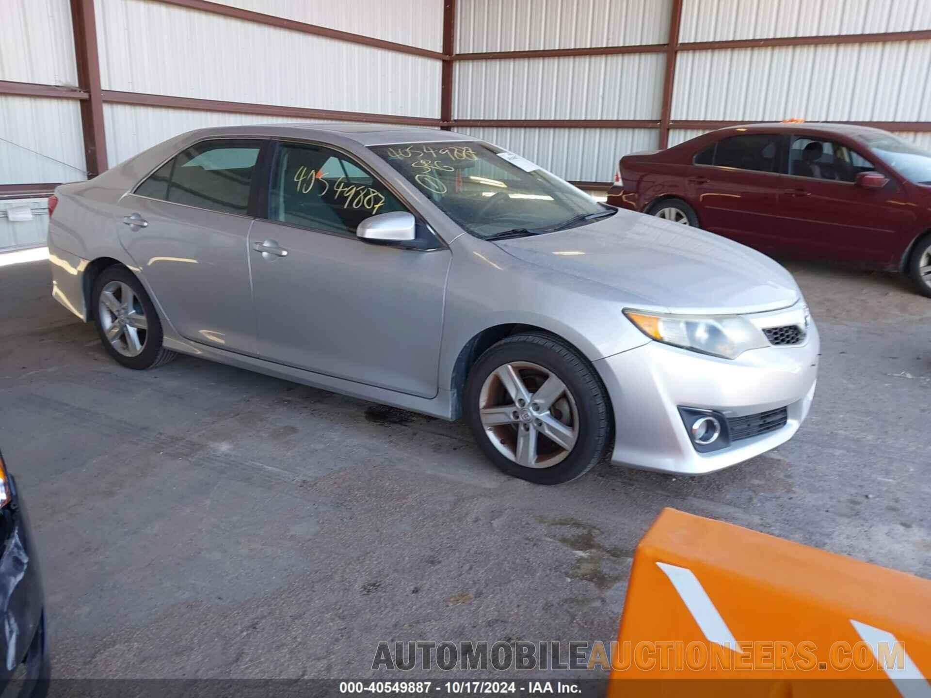 4T1BF1FK6CU108704 TOYOTA CAMRY 2012