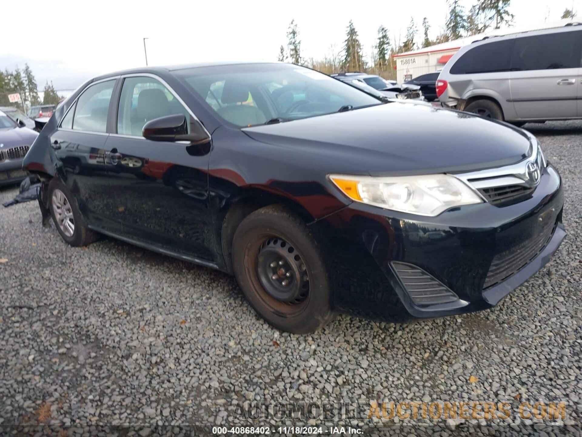 4T1BF1FK6CU186657 TOYOTA CAMRY 2012