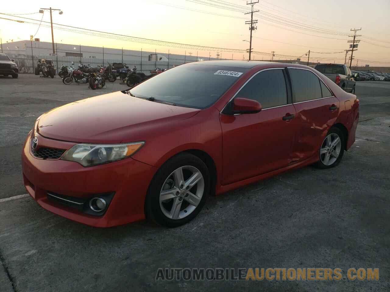 4T1BF1FK6CU511355 TOYOTA CAMRY 2012