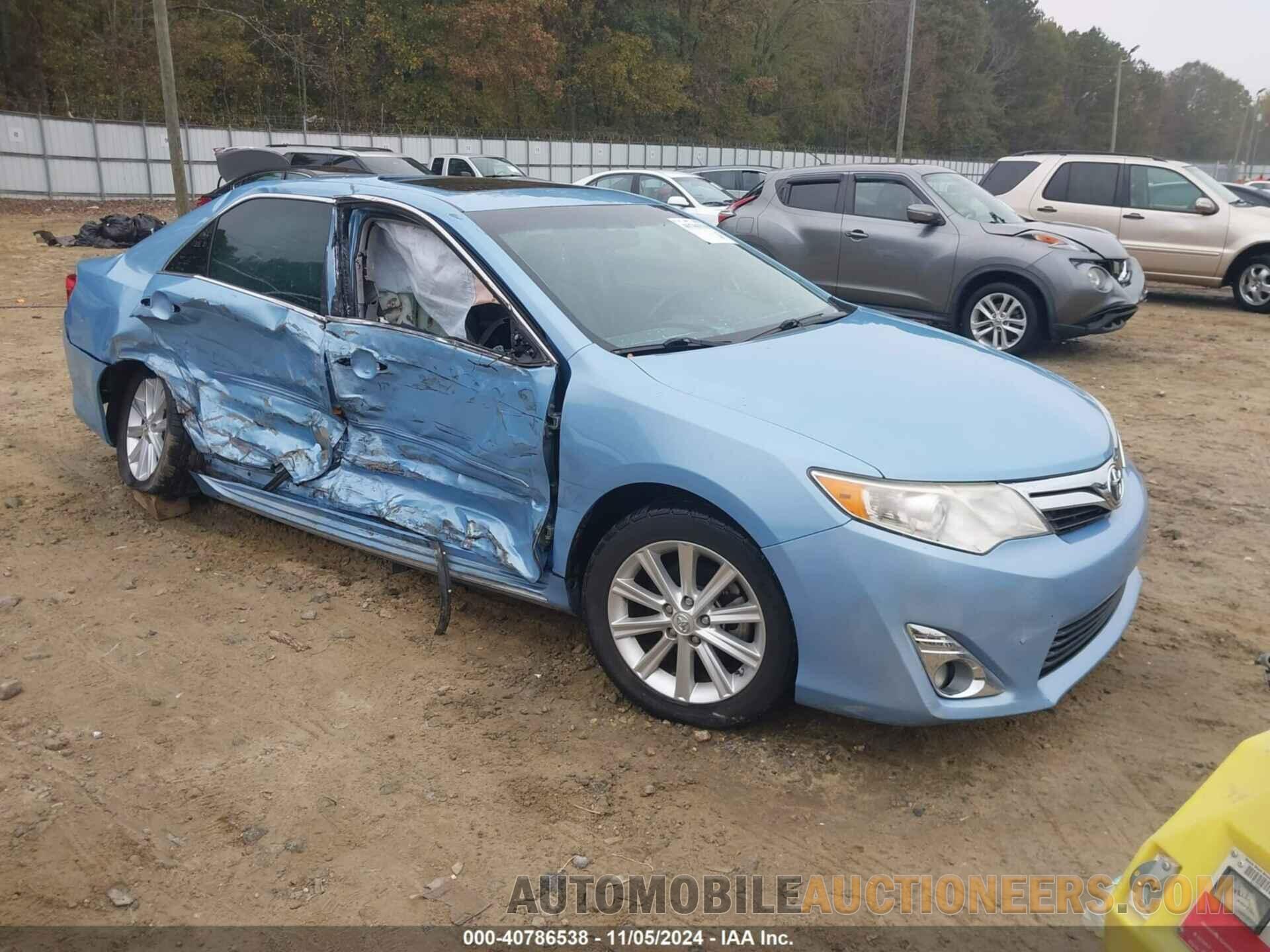 4T1BF1FK6CU591398 TOYOTA CAMRY 2012