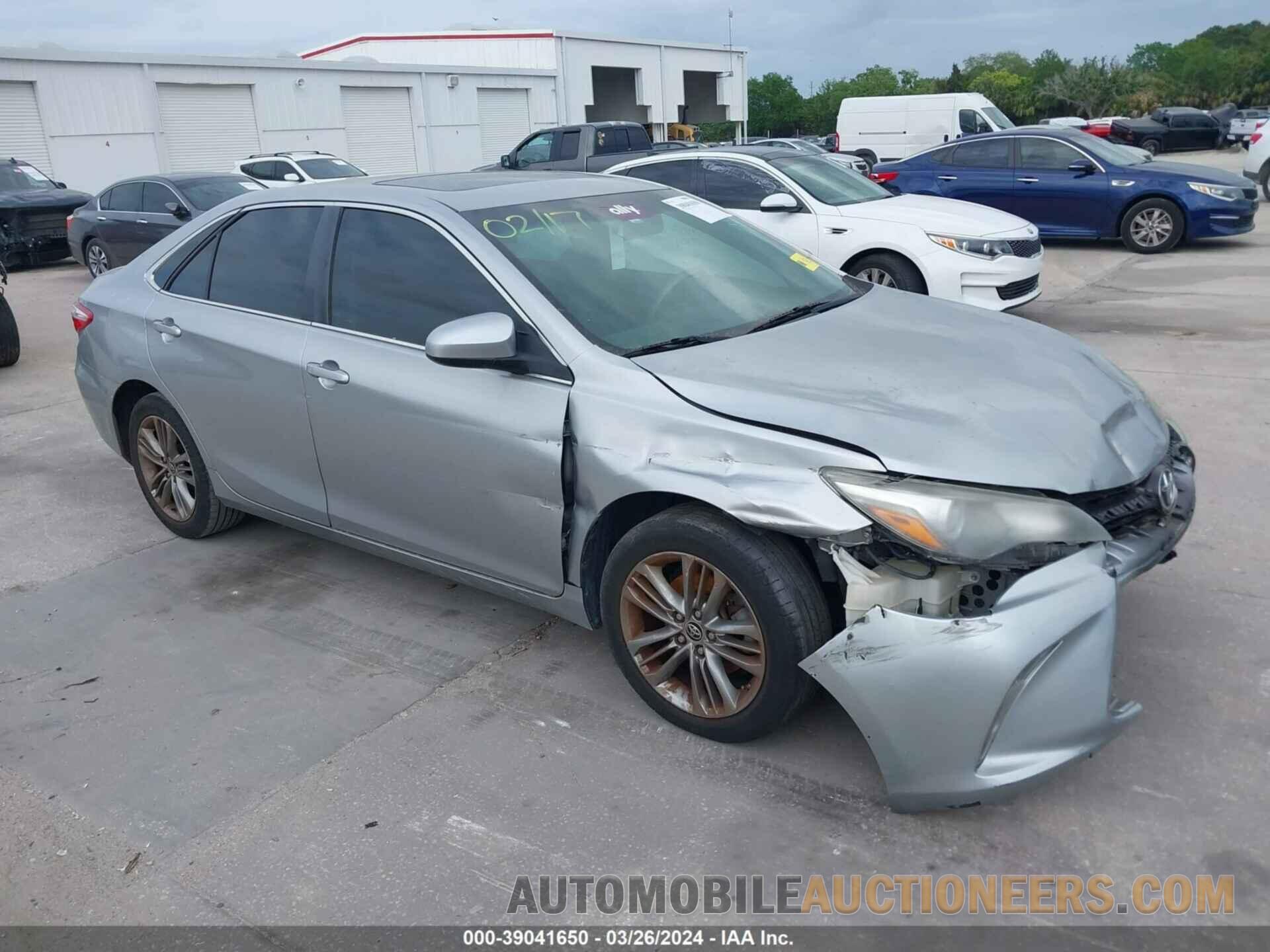 4T1BF1FK6FU480130 TOYOTA CAMRY 2015