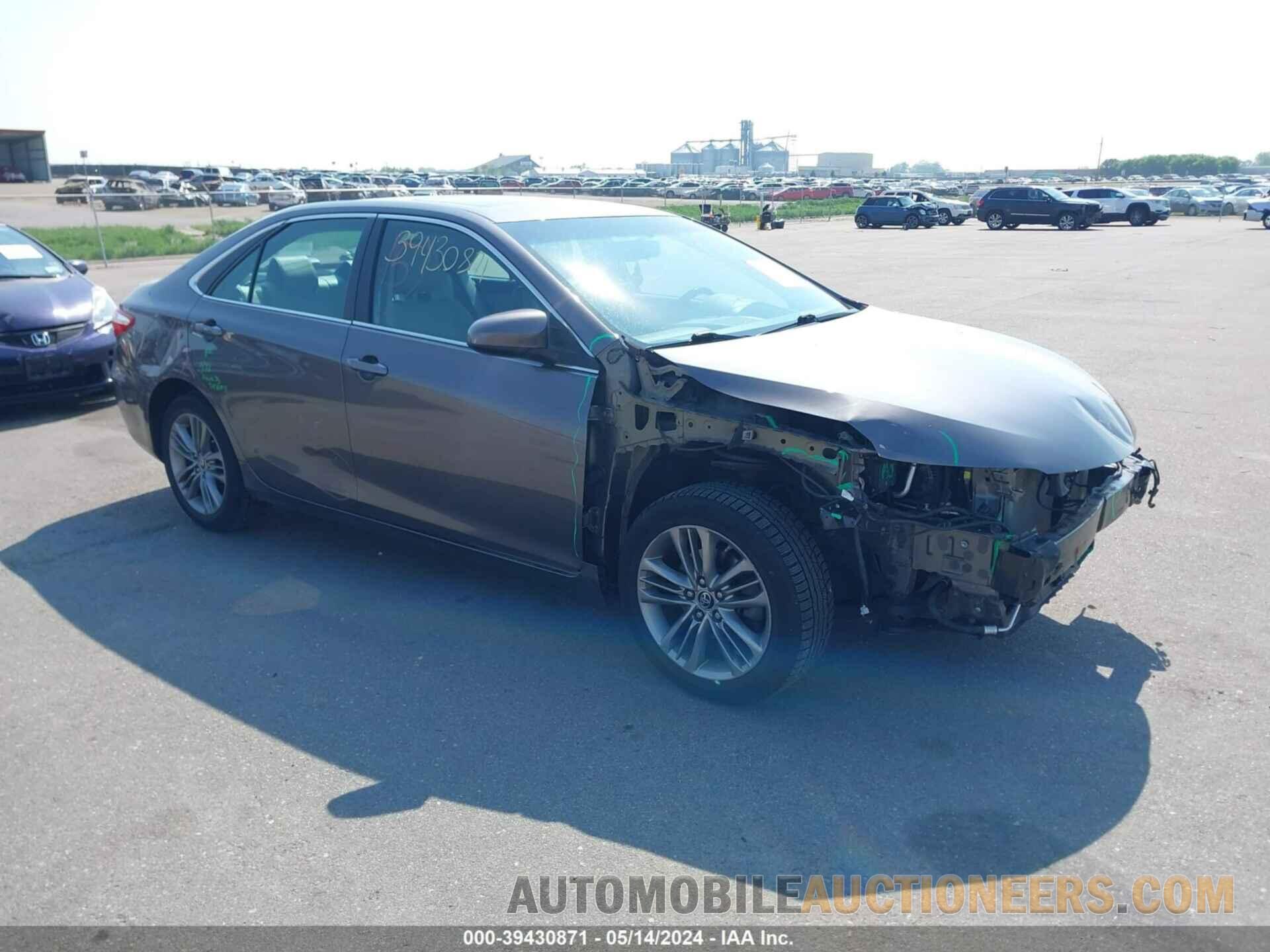 4T1BF1FK6FU486929 TOYOTA CAMRY 2015