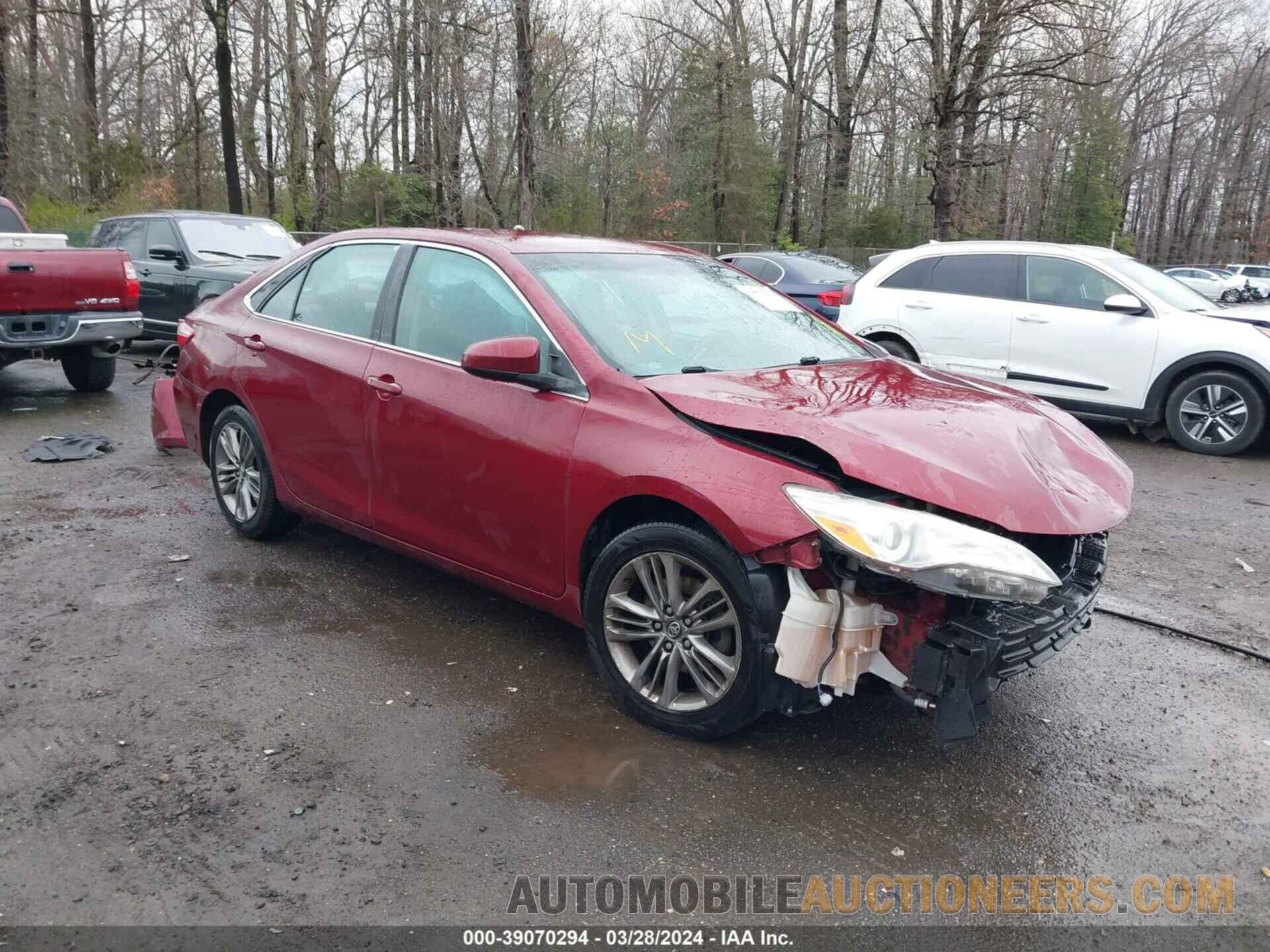 4T1BF1FK6GU599670 TOYOTA CAMRY 2016