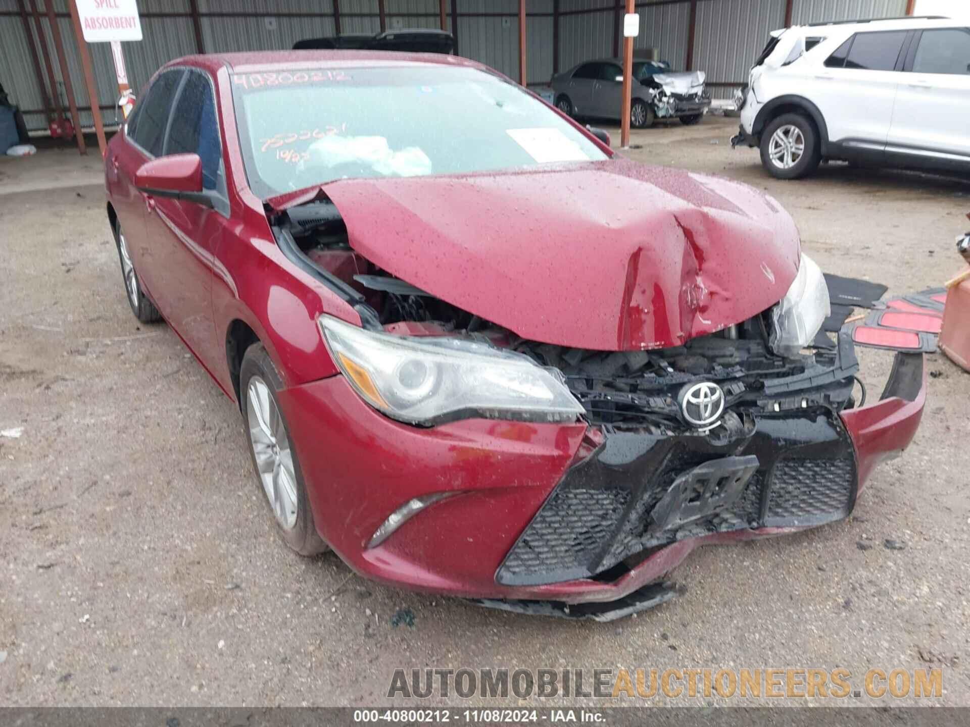 4T1BF1FK6GU606455 TOYOTA CAMRY 2016