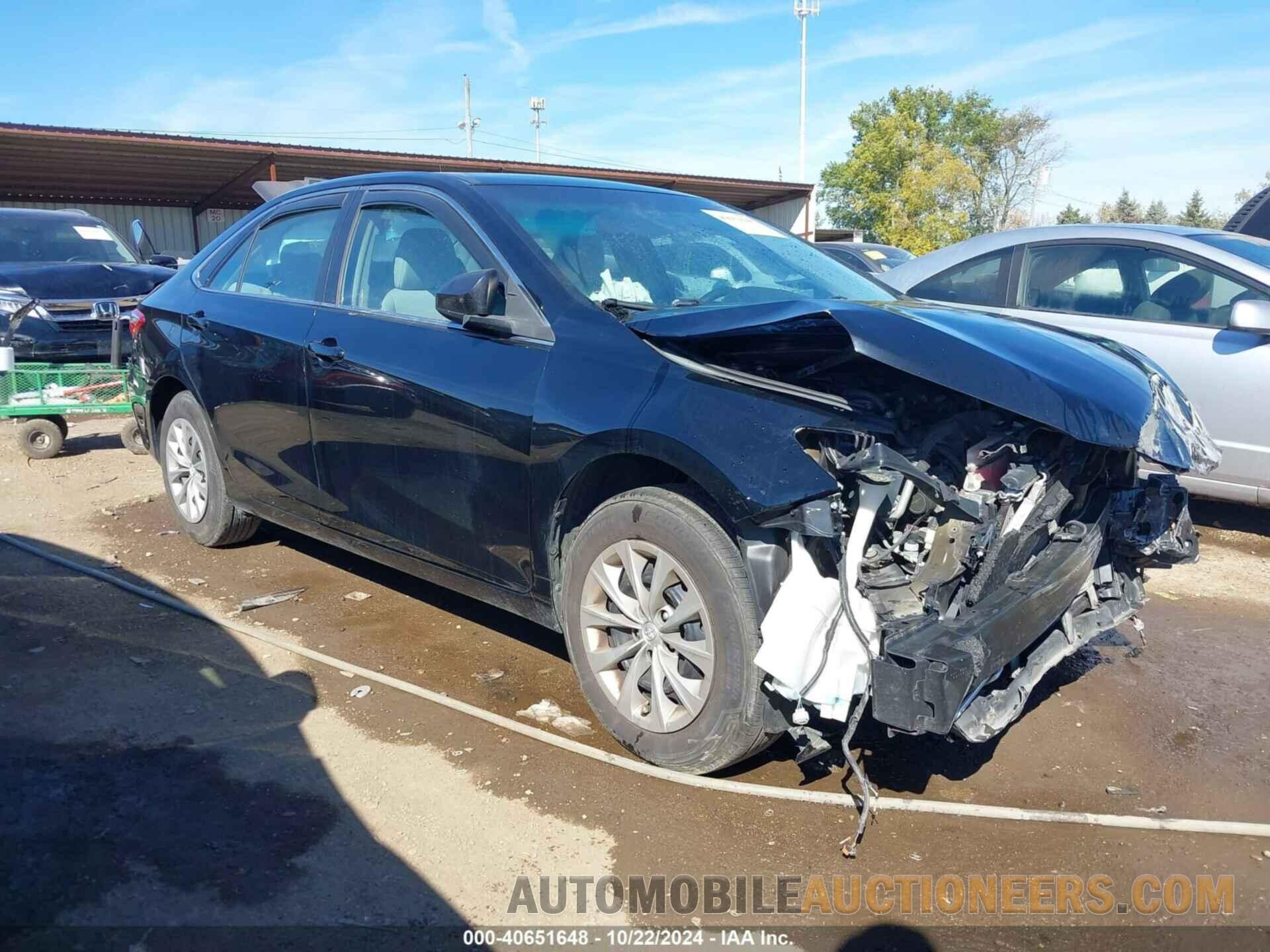 4T1BF1FK6HU345832 TOYOTA CAMRY 2017