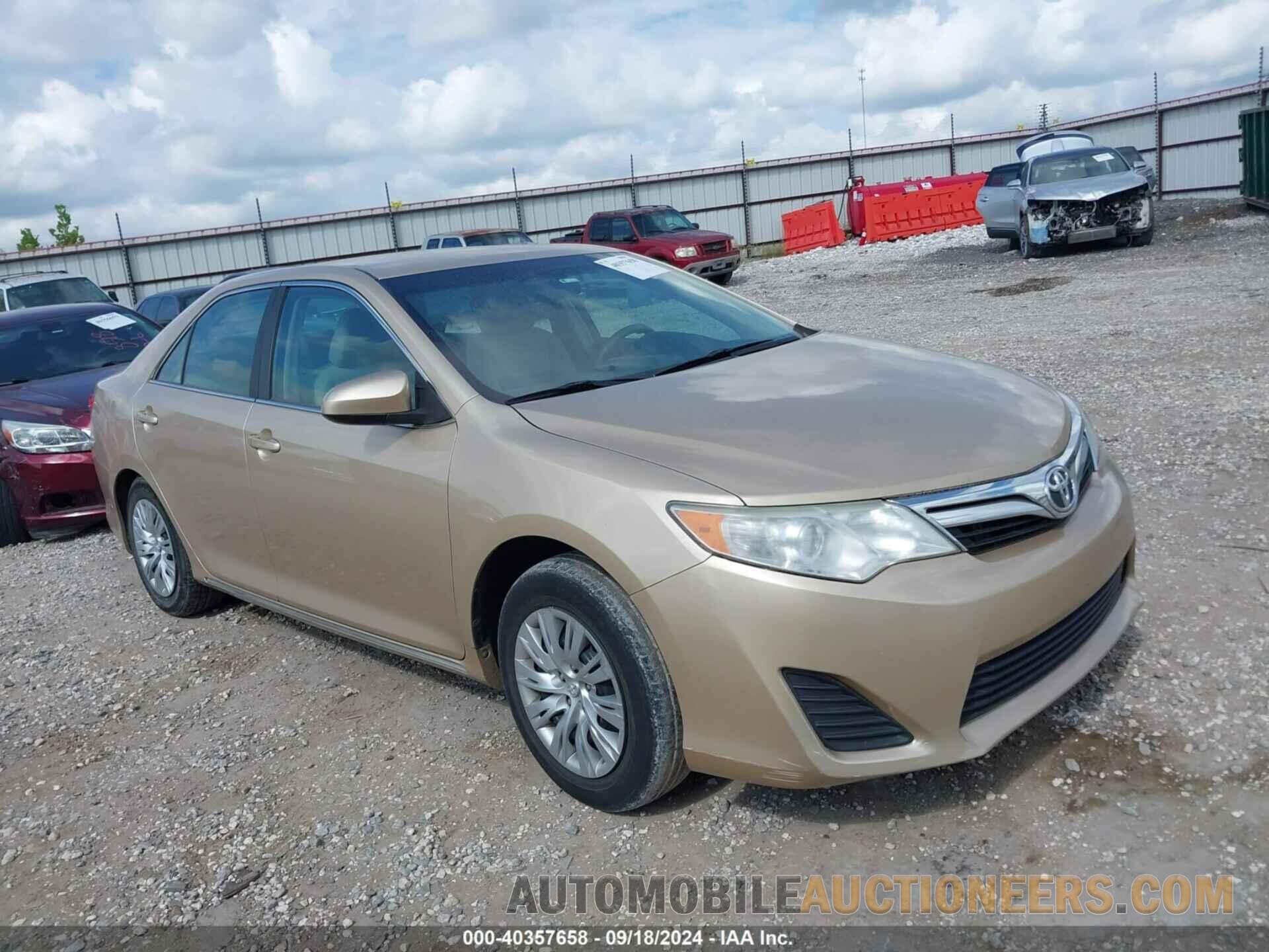 4T1BF1FK7CU072568 TOYOTA CAMRY 2012