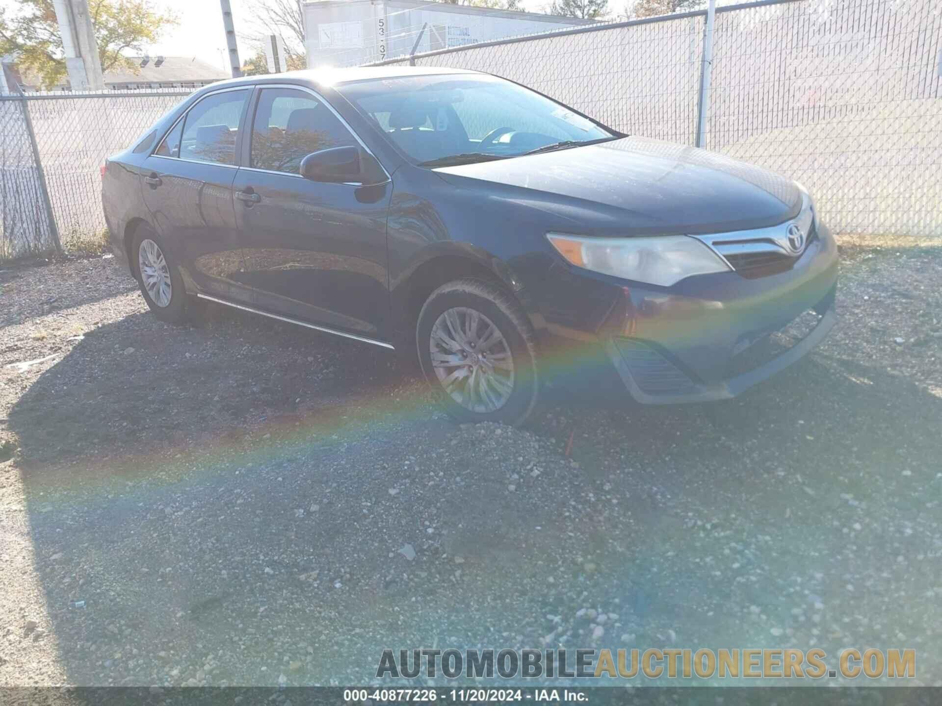 4T1BF1FK7CU145633 TOYOTA CAMRY 2012