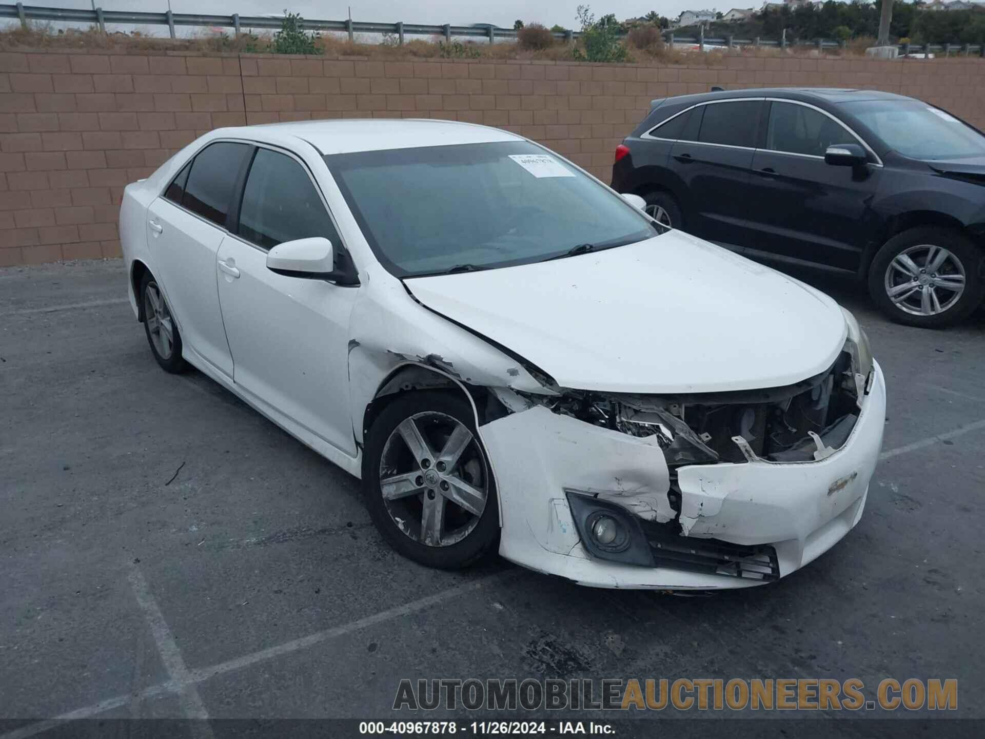 4T1BF1FK7CU161007 TOYOTA CAMRY 2012