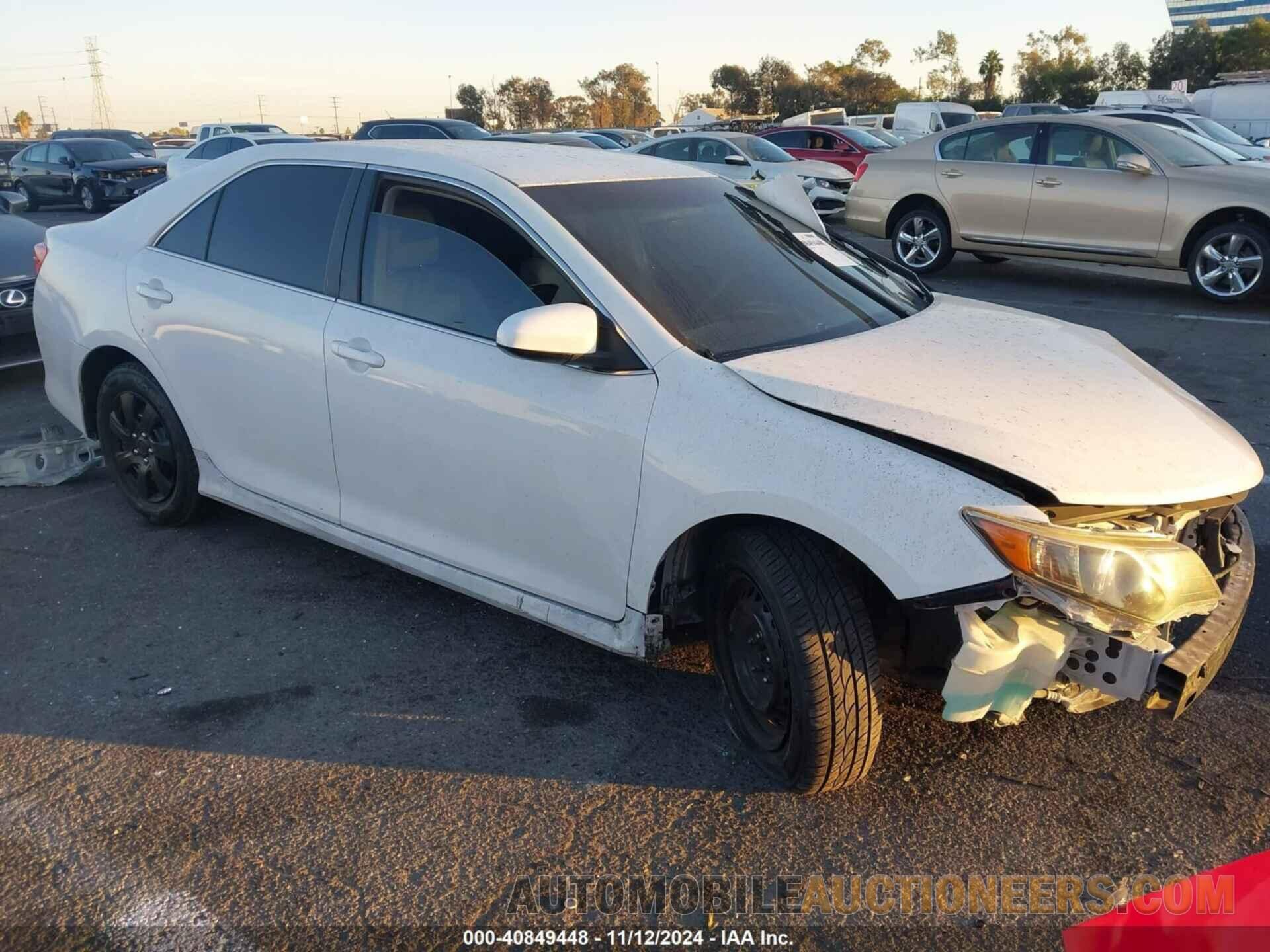 4T1BF1FK7CU536118 TOYOTA CAMRY 2012